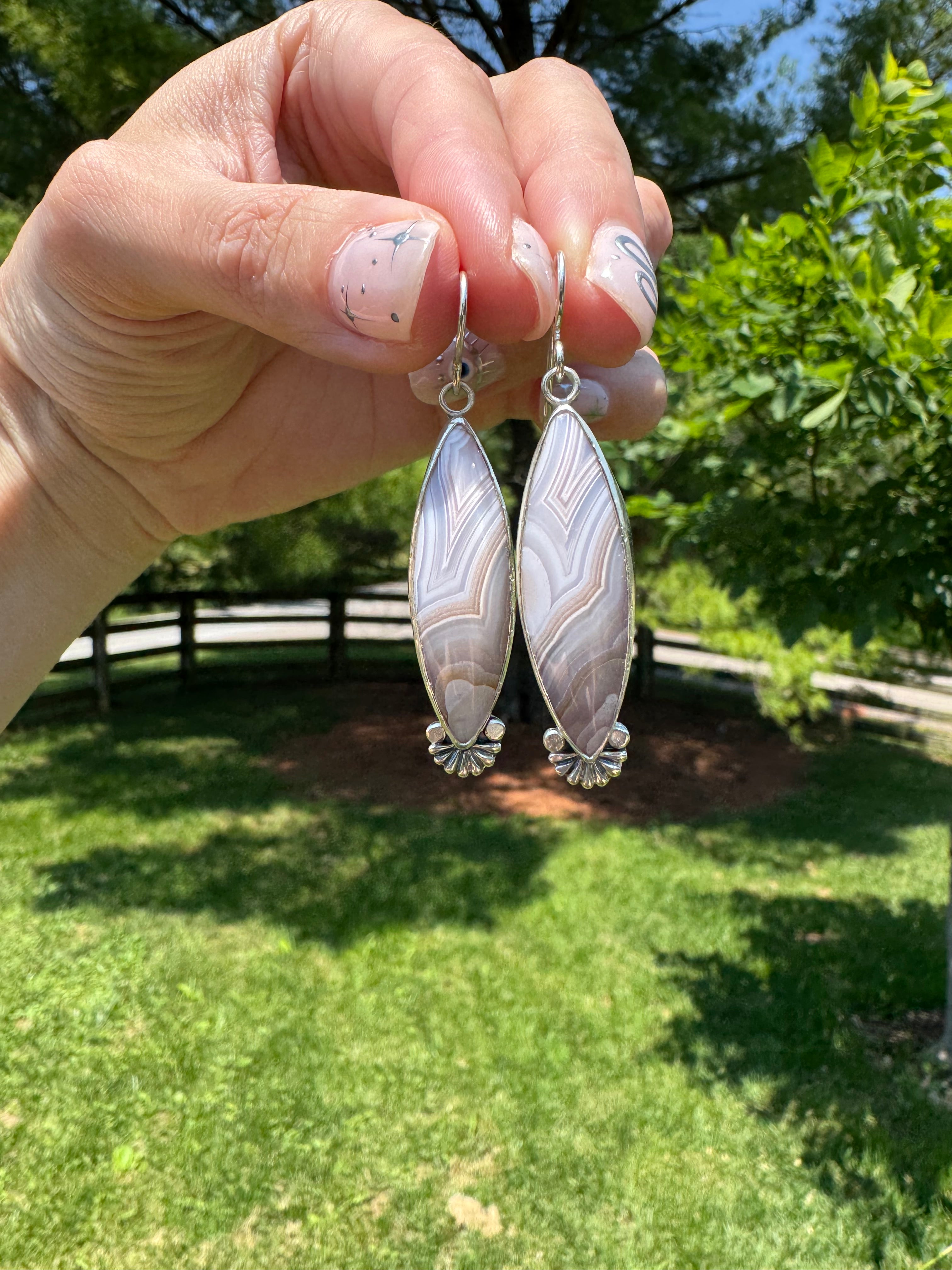 Pink Agua Nueva Earrings