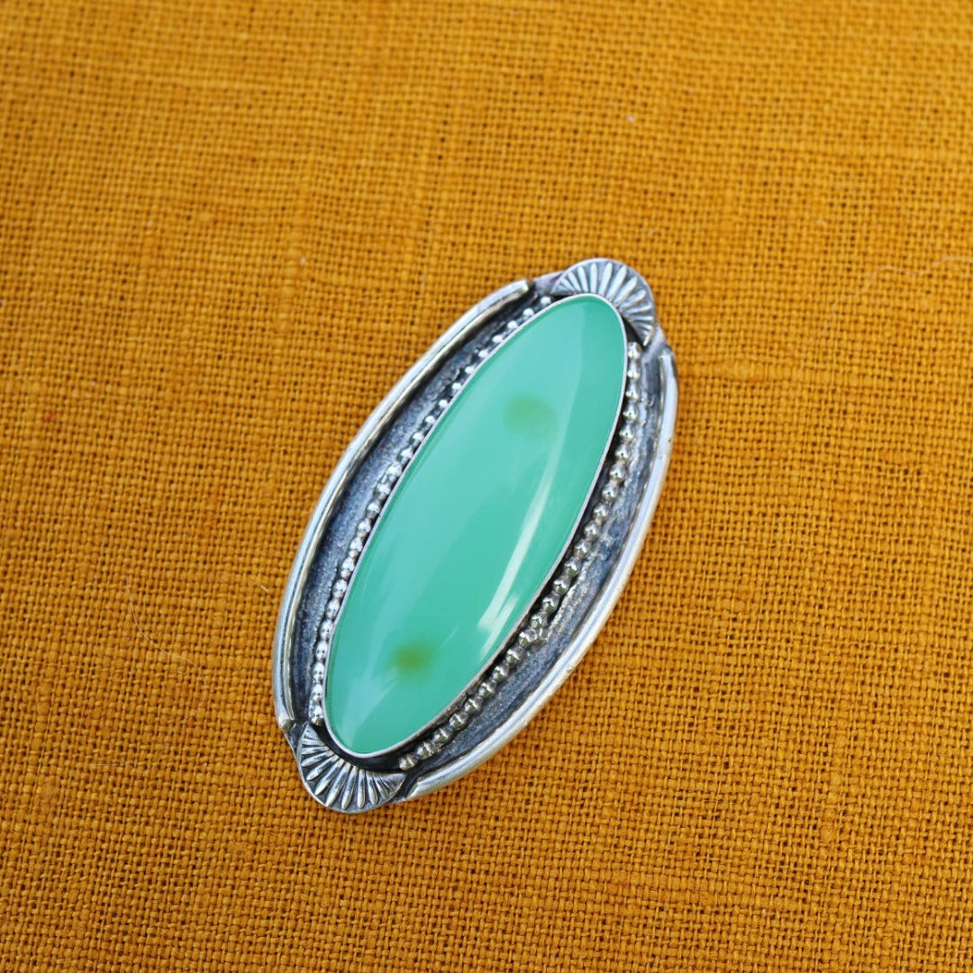 Teardrop Fischer Stone Ring (made in your size)