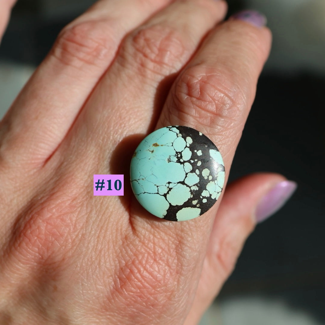 MTO Turquoise Banded Ring | Pick your Own Stone | Semi-Custom