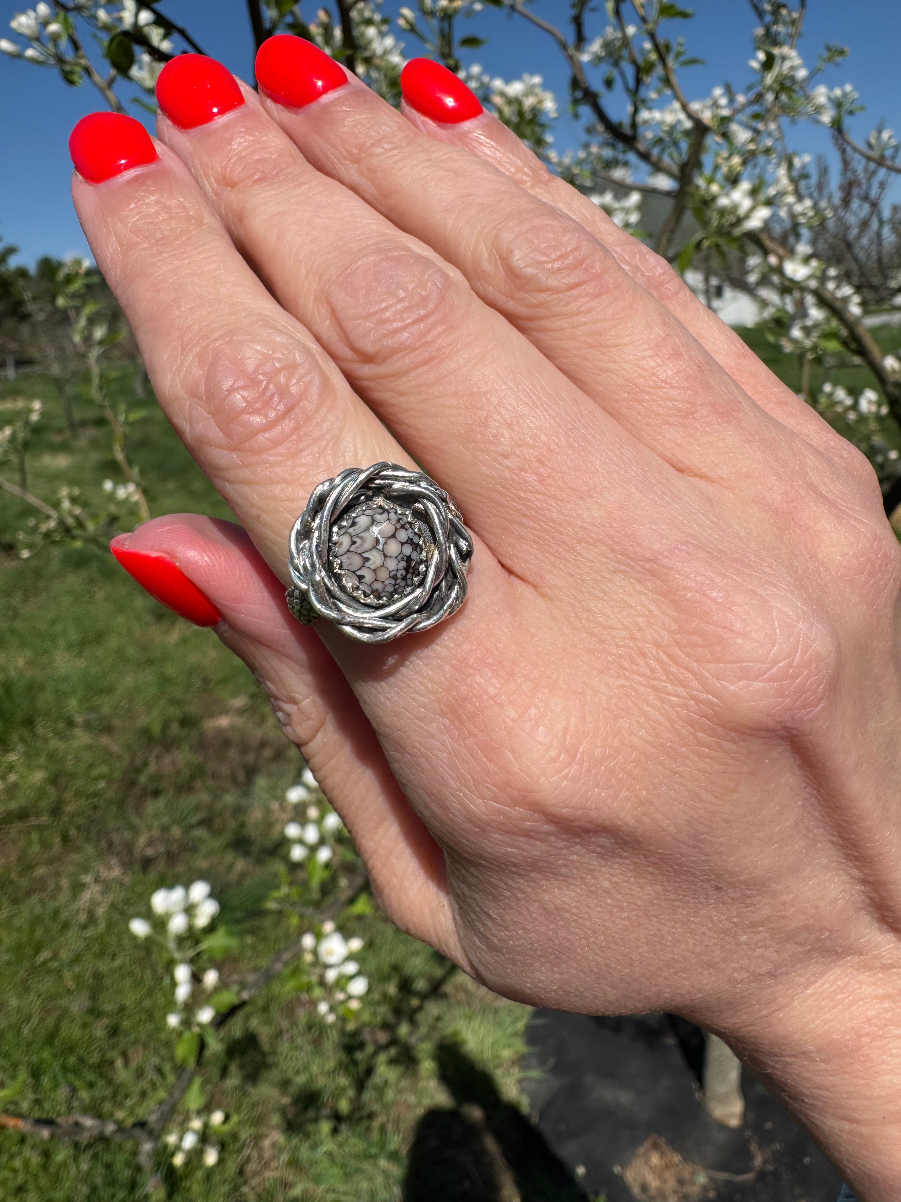 Dragon Egg Ring (size 8)