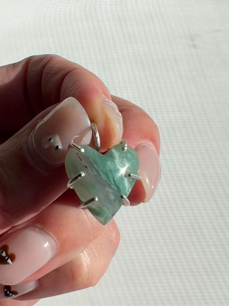 Mtorolite Heart Necklace