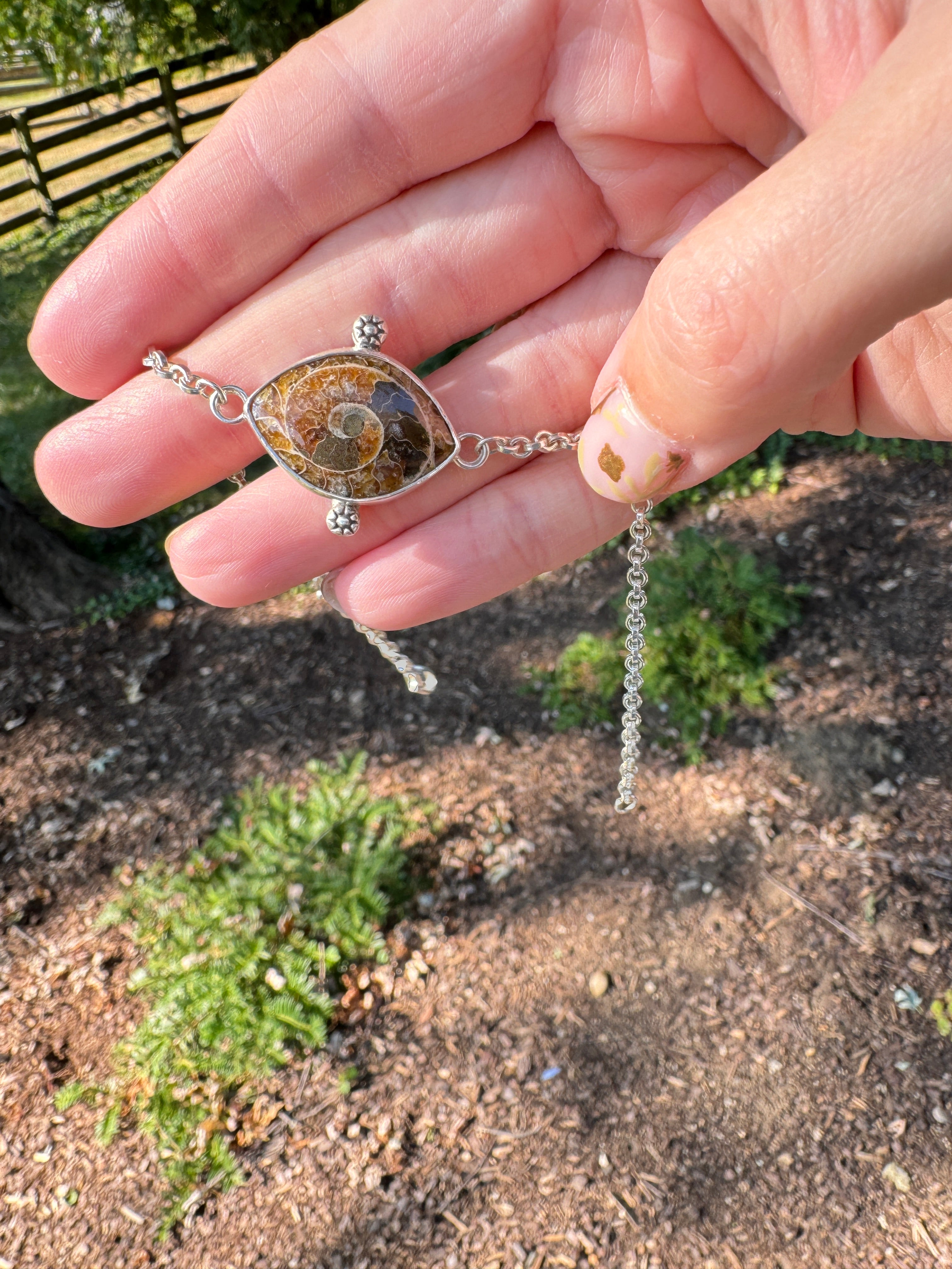 Carriage House Jewelry | Ammonite Fossil Bracelet