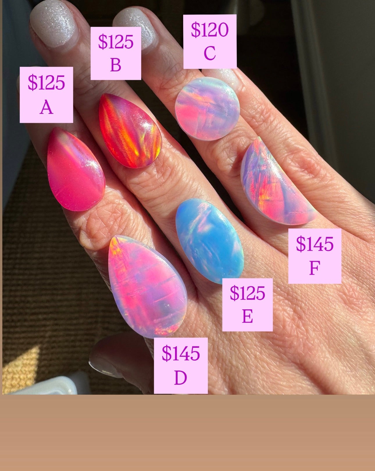 Carriage House Jewelry | Aurora Opal Rings- Made in Your Size