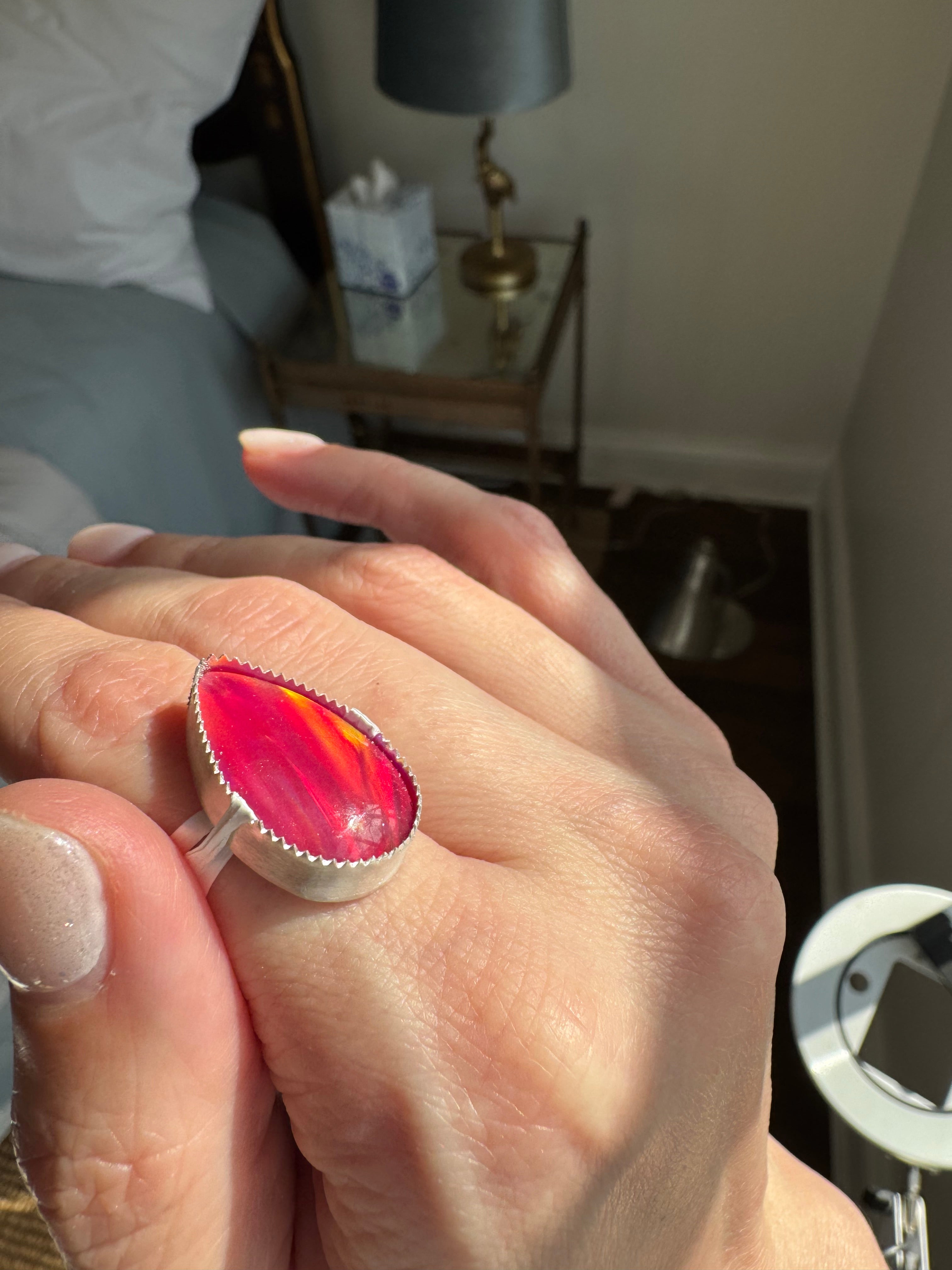 Carriage House Jewelry | Aurora Opal Rings- Made in Your Size