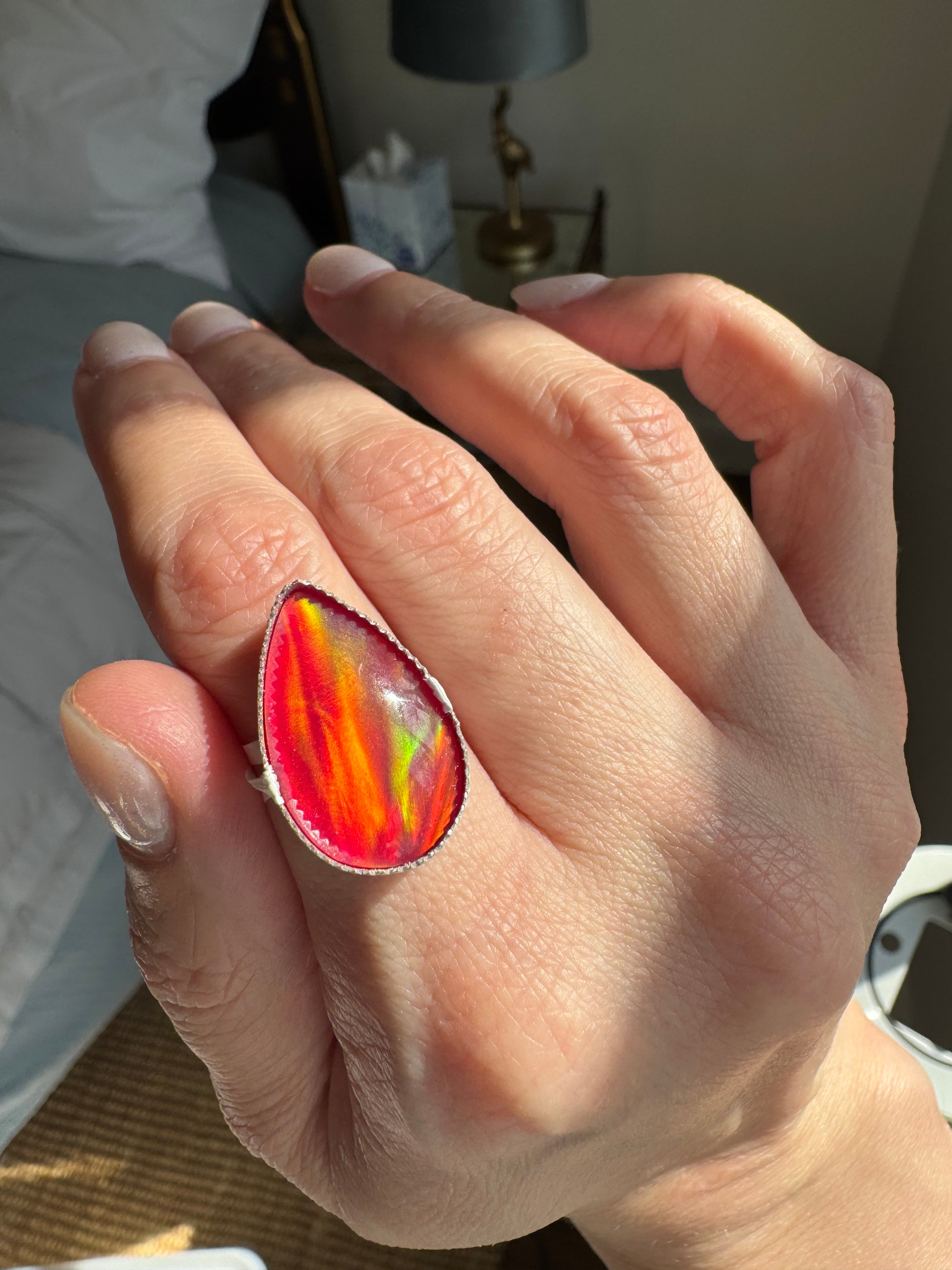 Carriage House Jewelry | Aurora Opal Rings- Made in Your Size