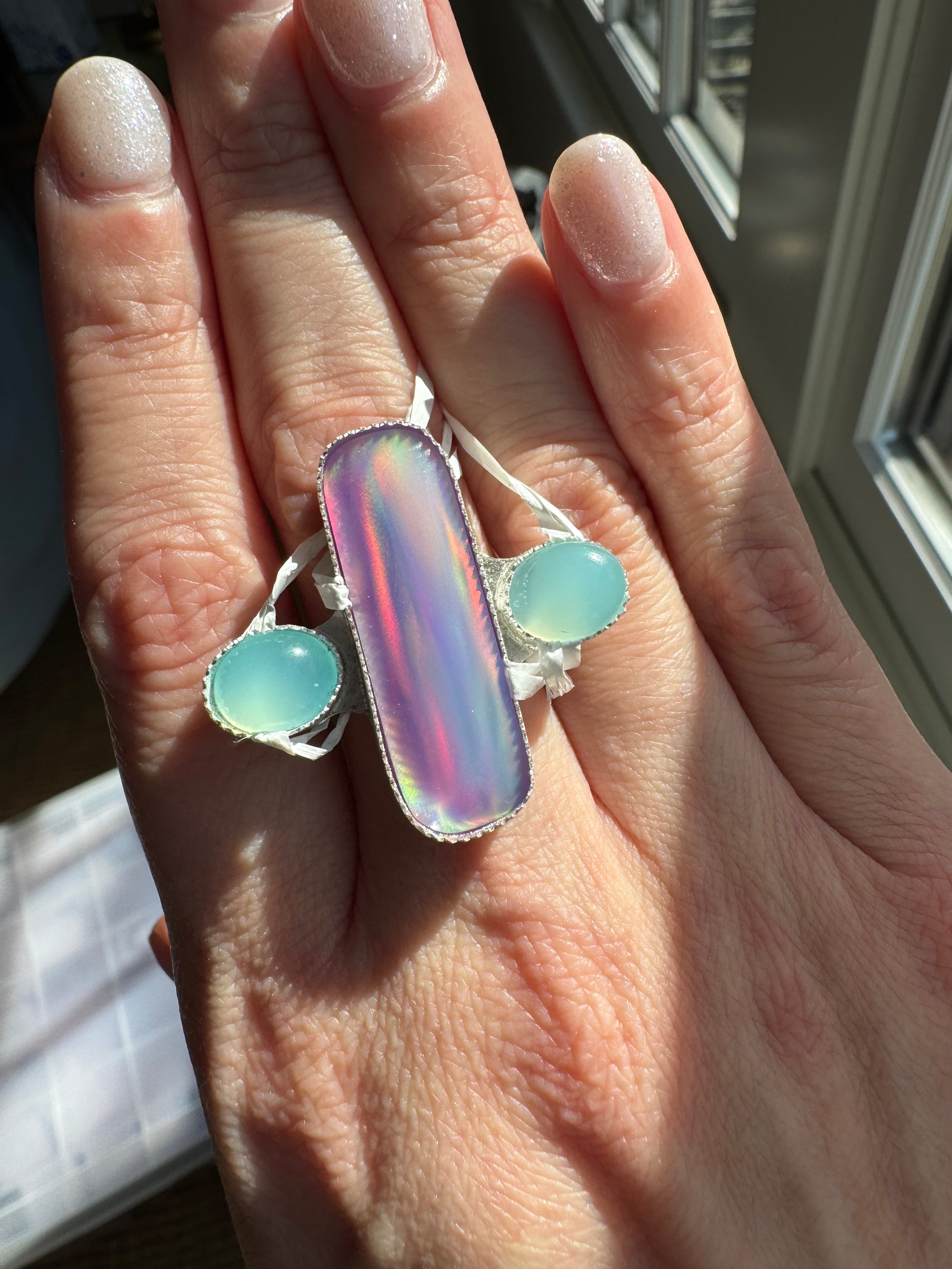Carriage House Jewelry | Aurora Opal Rings- Made in Your Size