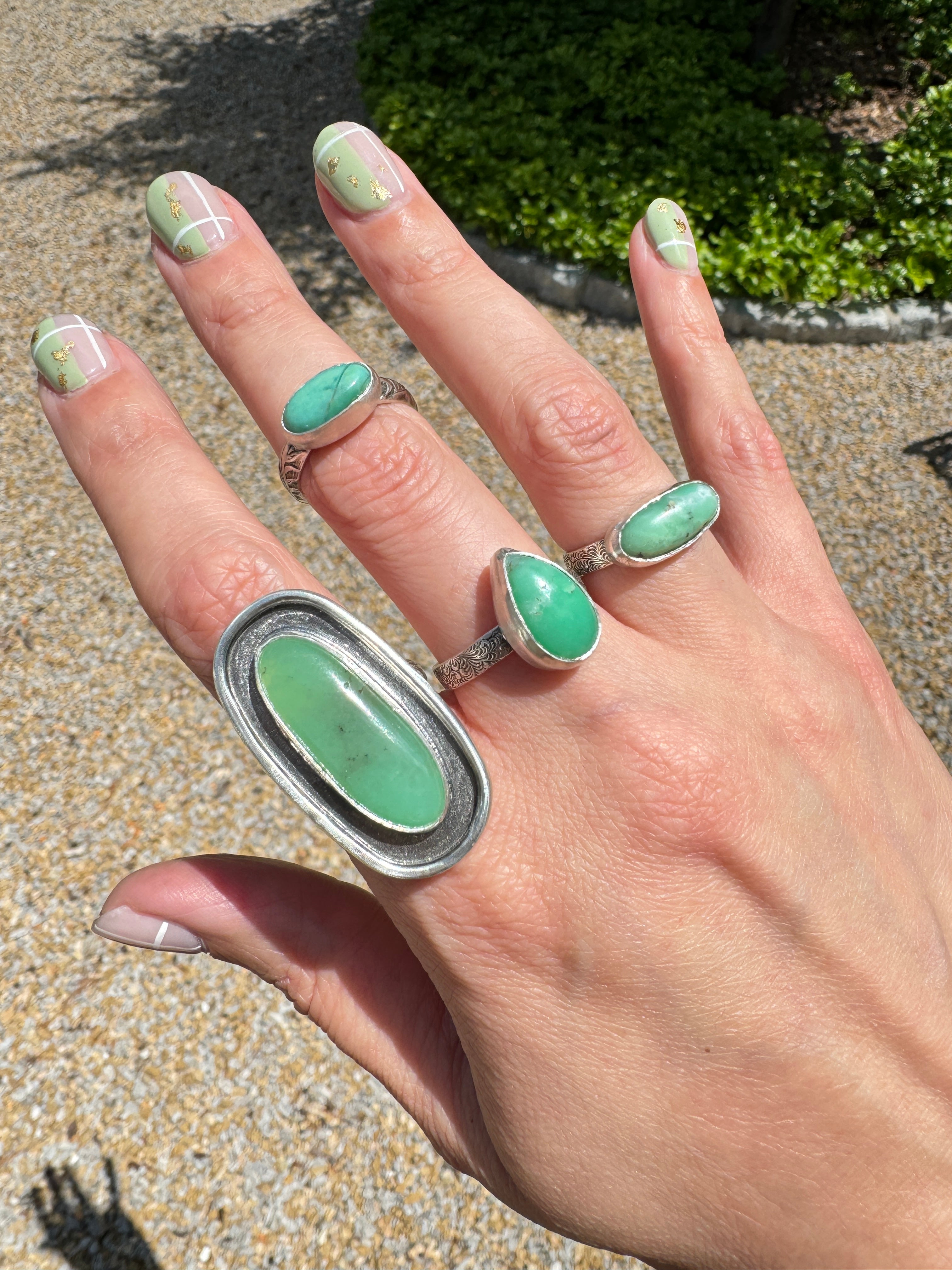 Carriage House Jewelry | Chrysoprase Ring