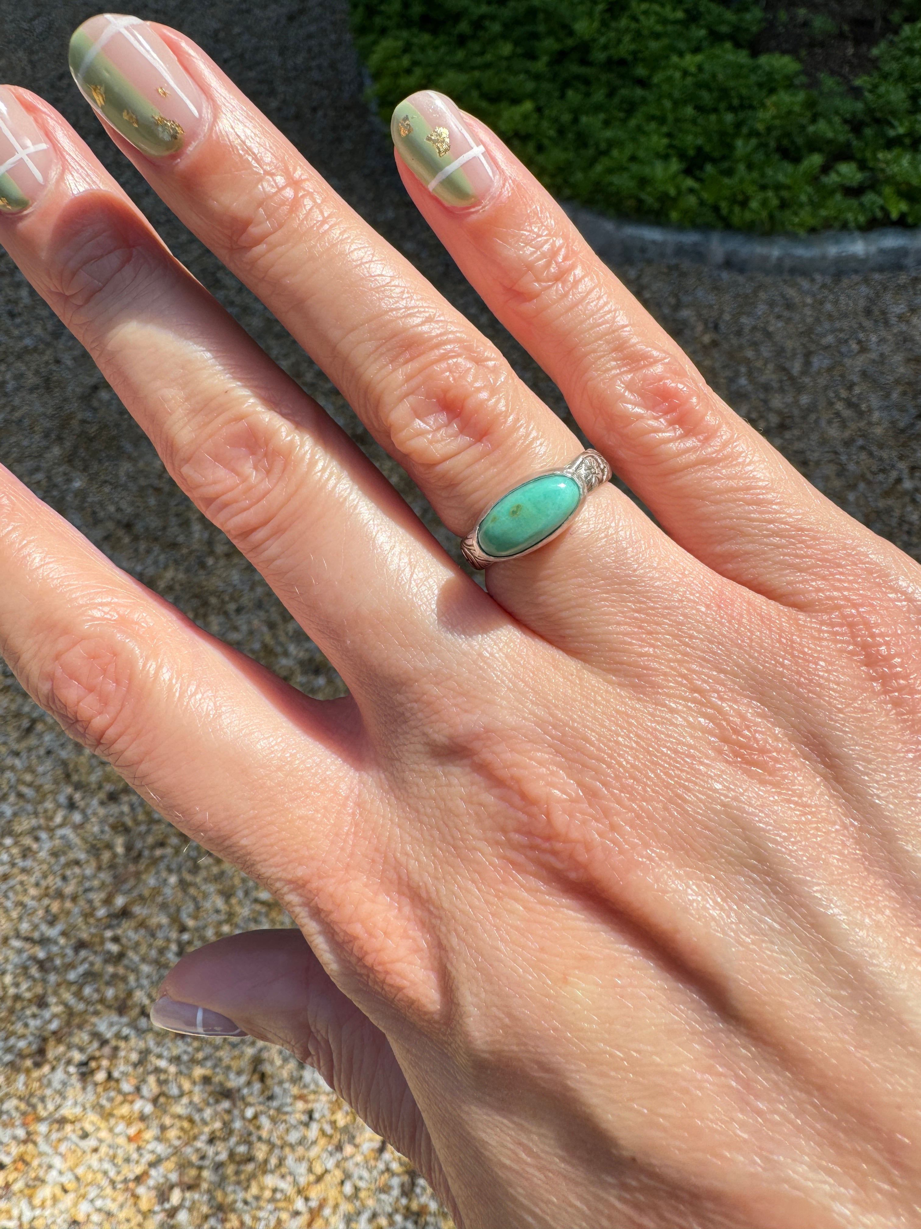Carriage House Jewelry | Chrysoprase Ring (Size 5.5/5.75)