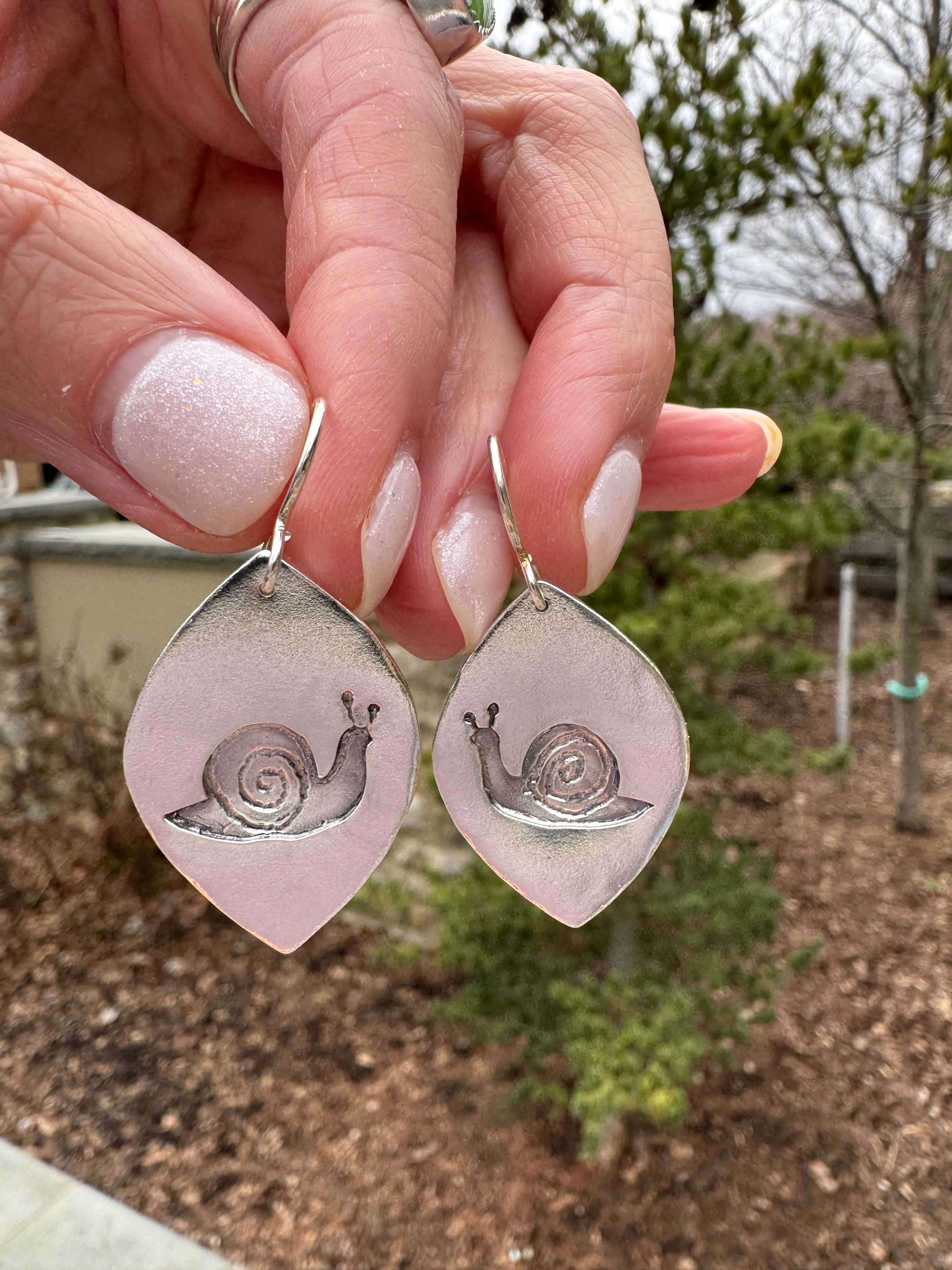 Sterling Silver Snails (MTO)