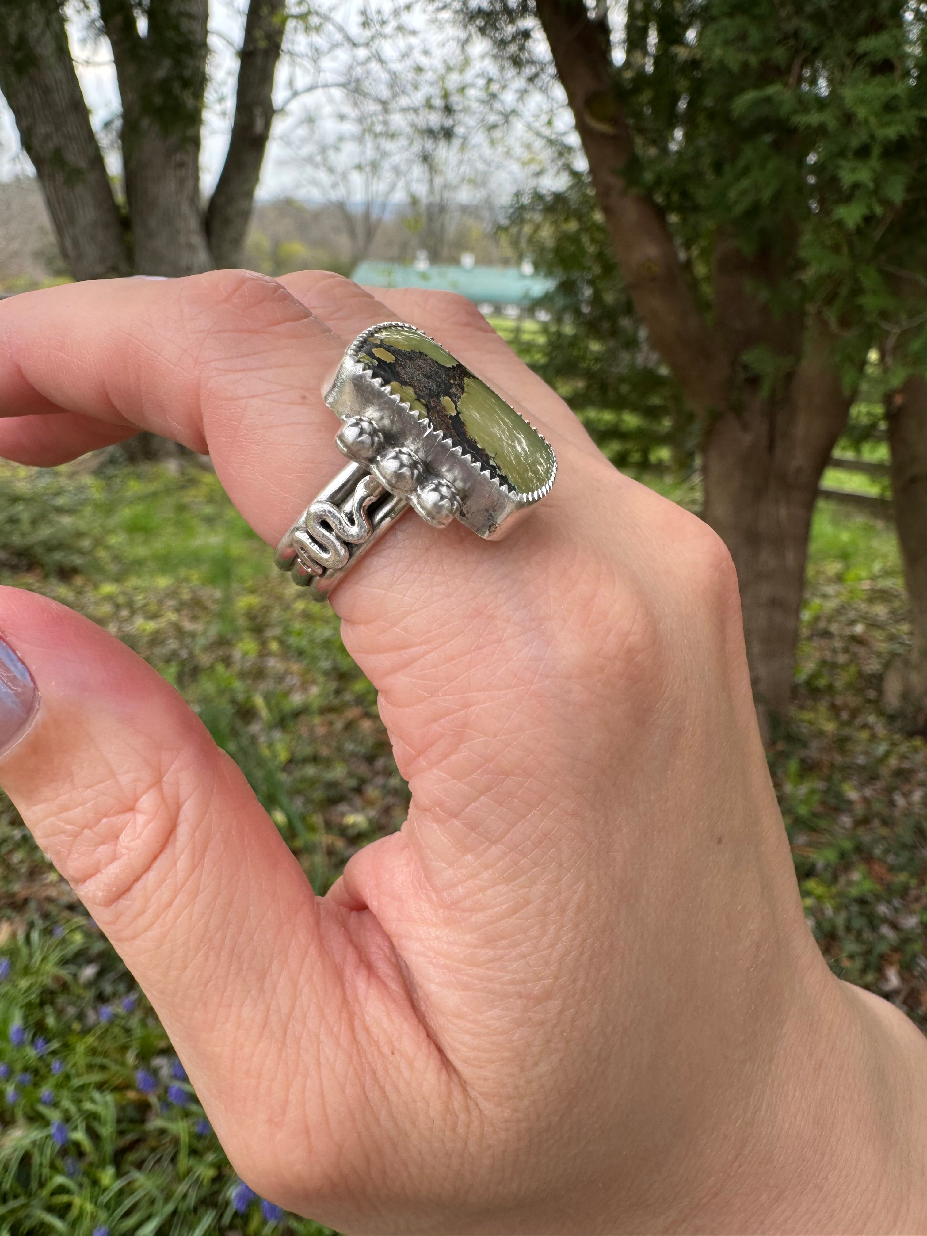 Green_Silver_Turquoise_Ring_Snakes