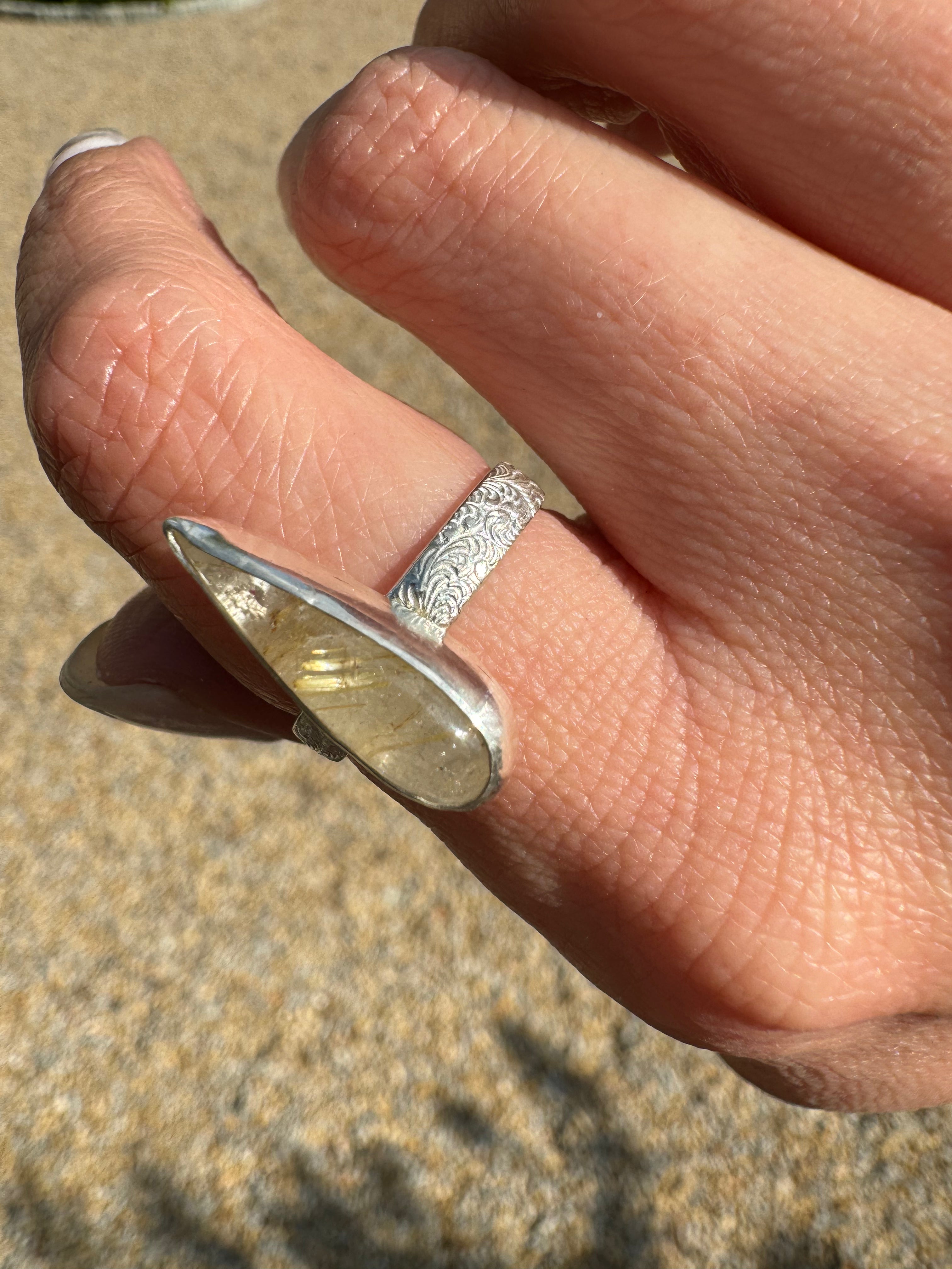 Quartz Ring Size 7/7.25