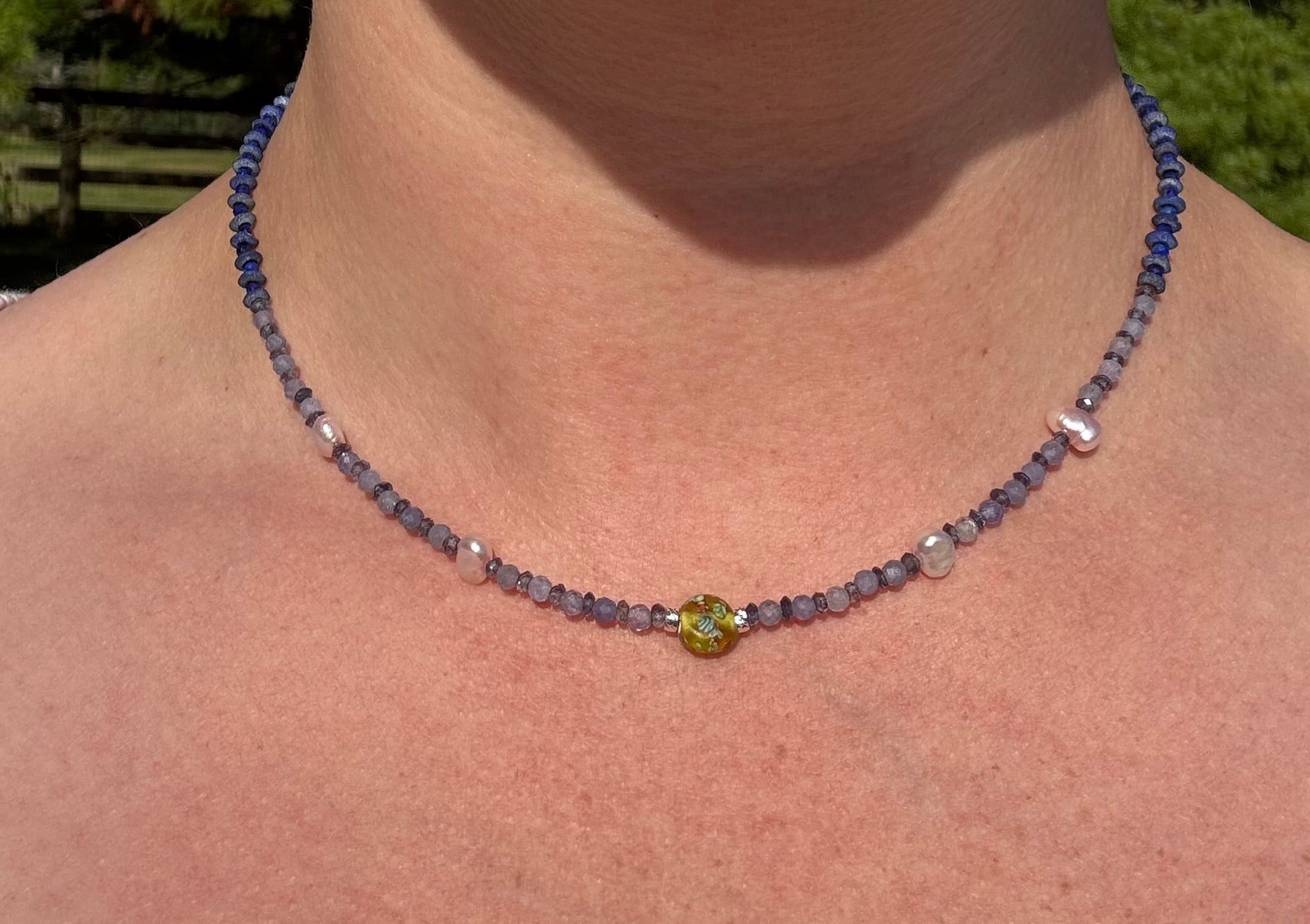 Lapis & Tanzanite Necklace