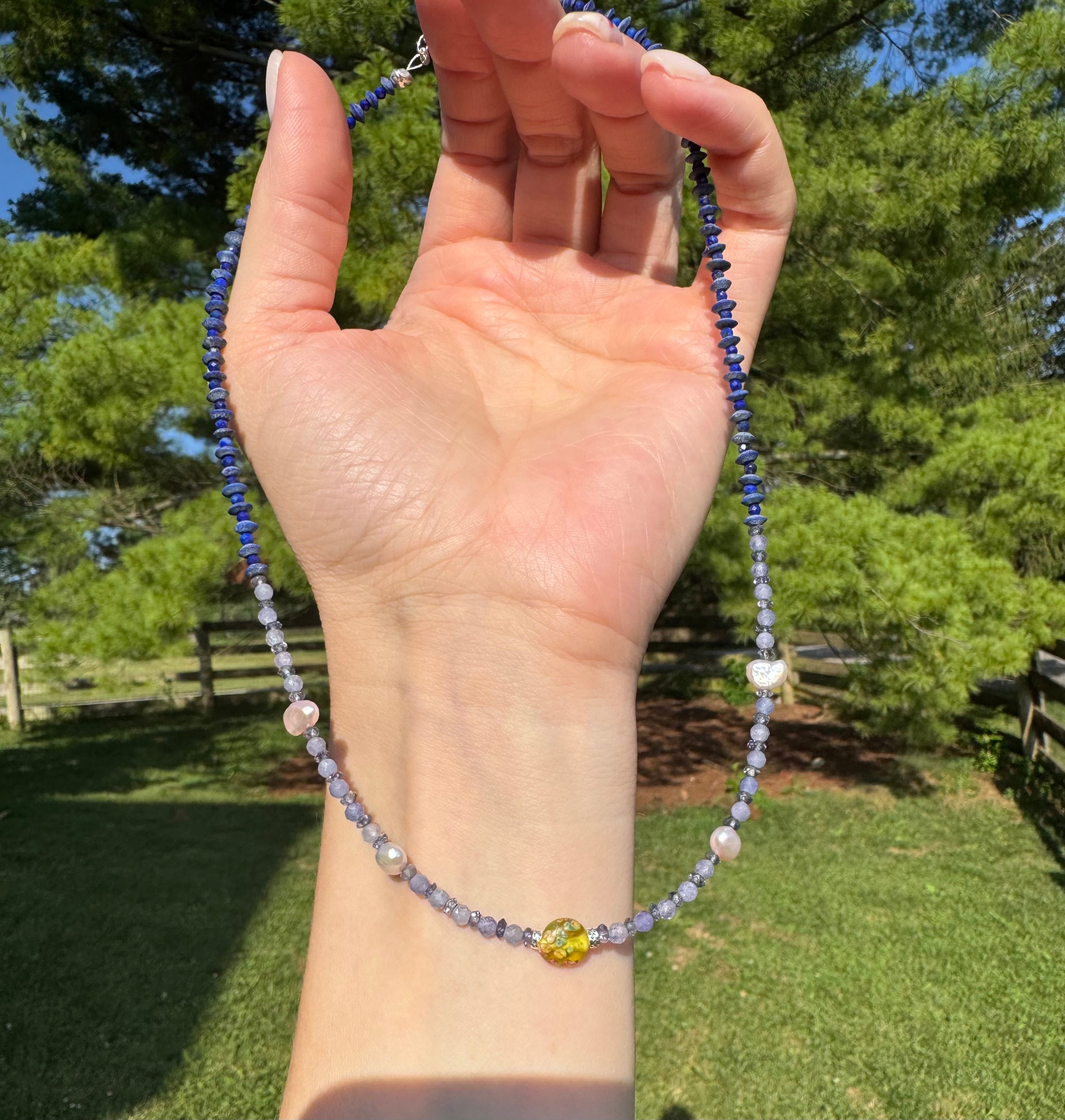 Lapis & Tanzanite Necklace