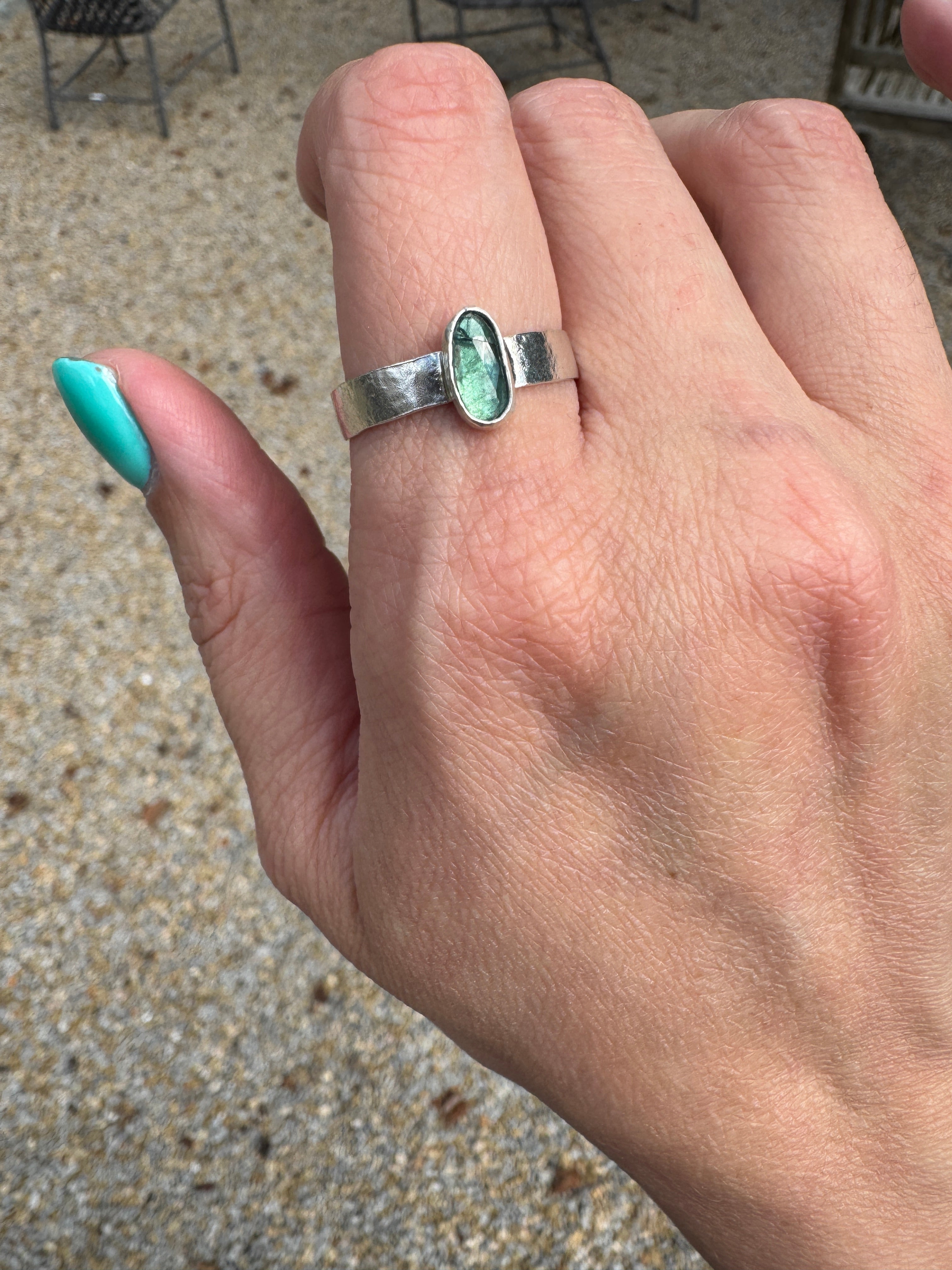 Tourmaline Stacker Band (Size 11.25-11.5)