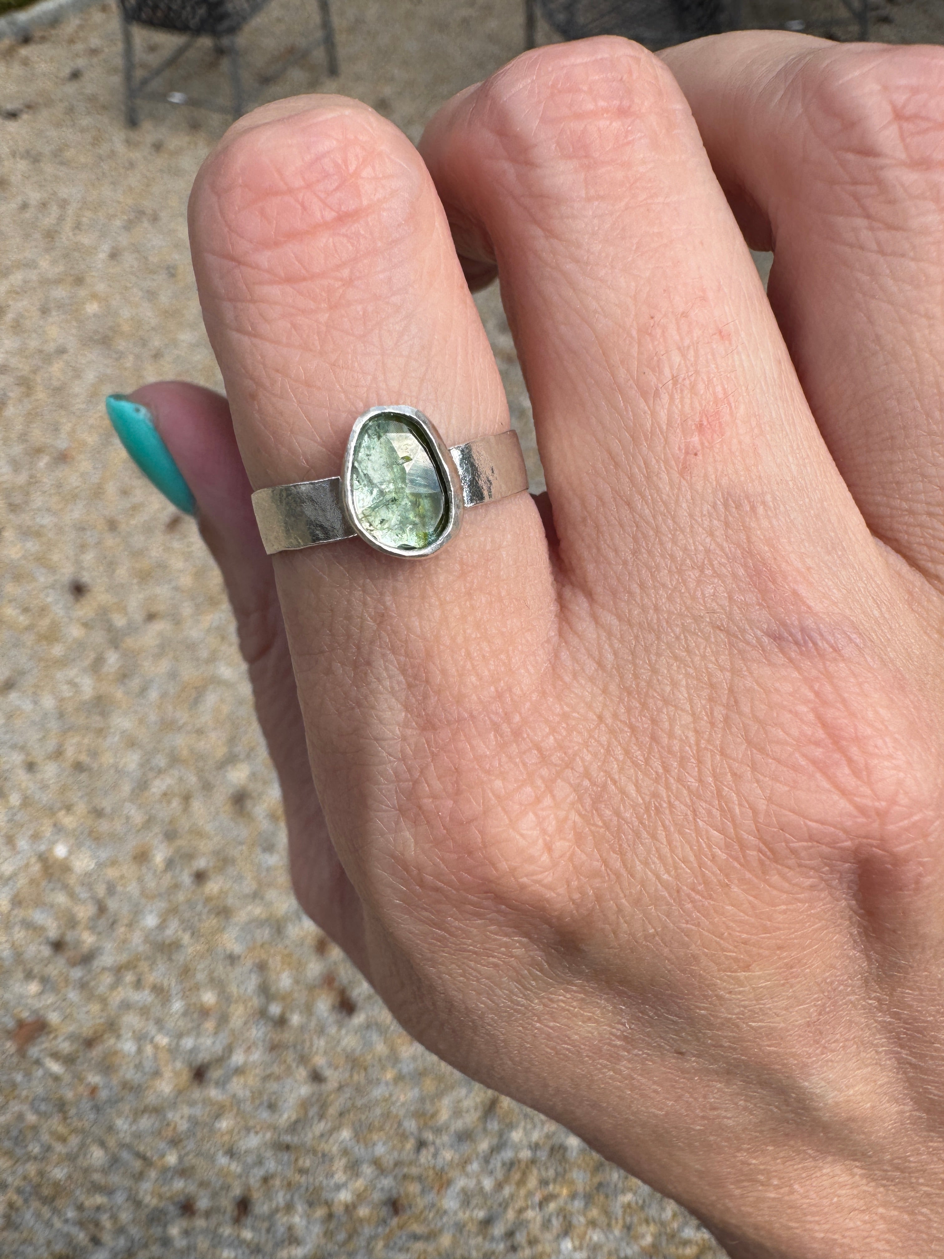 Tourmaline Stacker Band (Size 8.5)