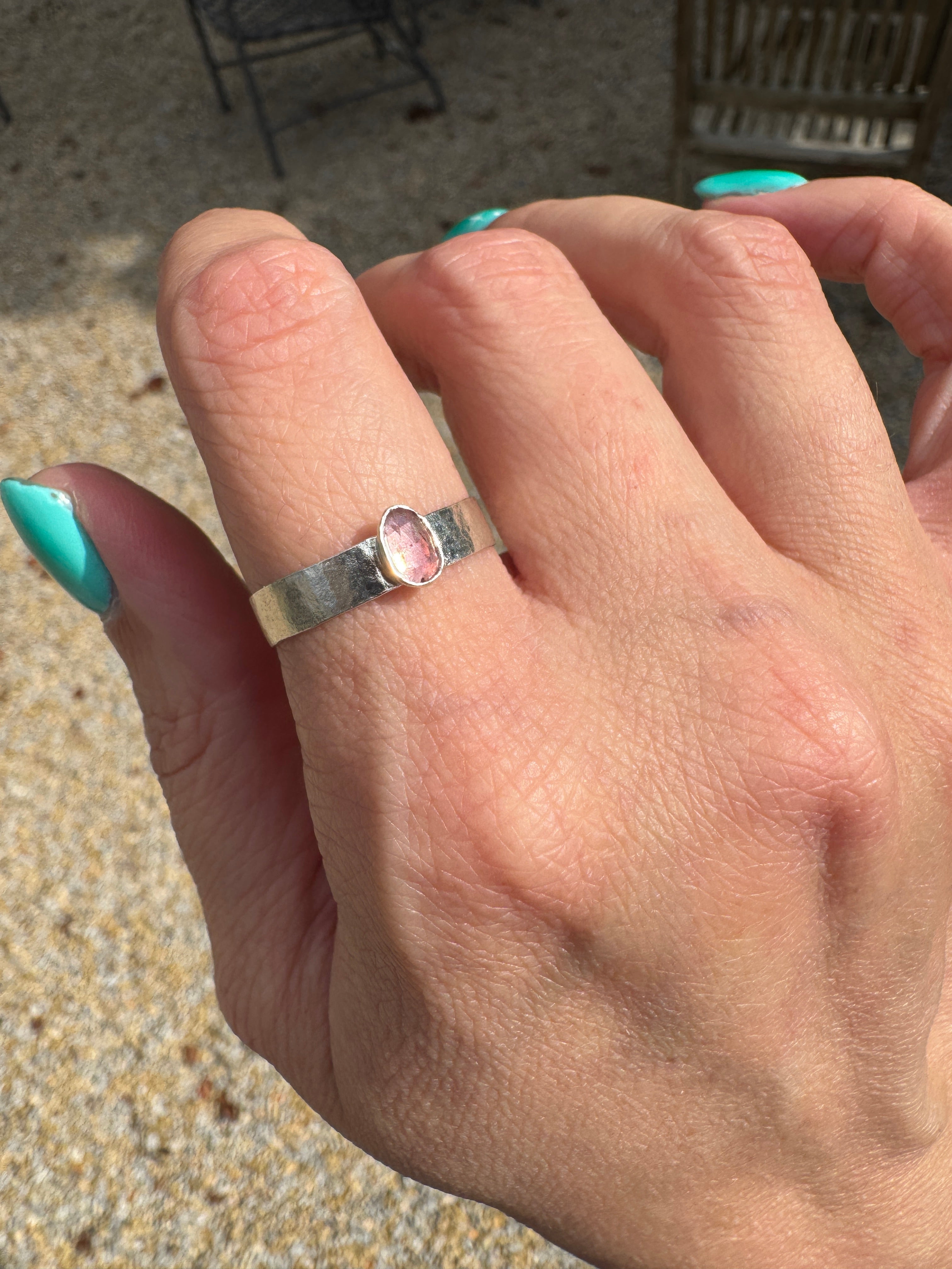 Tourmaline Stacker Band (Size 9.5)