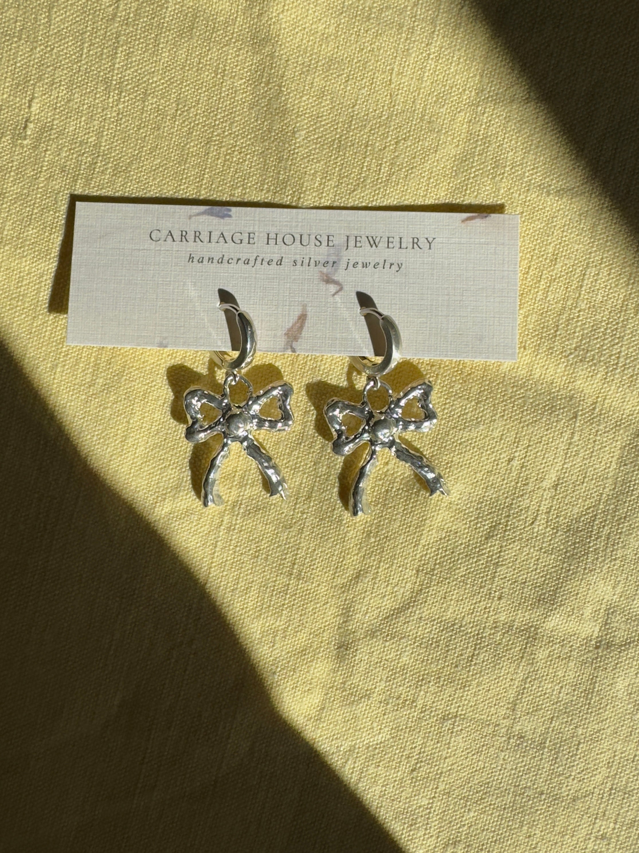 Sterling Silver Bows