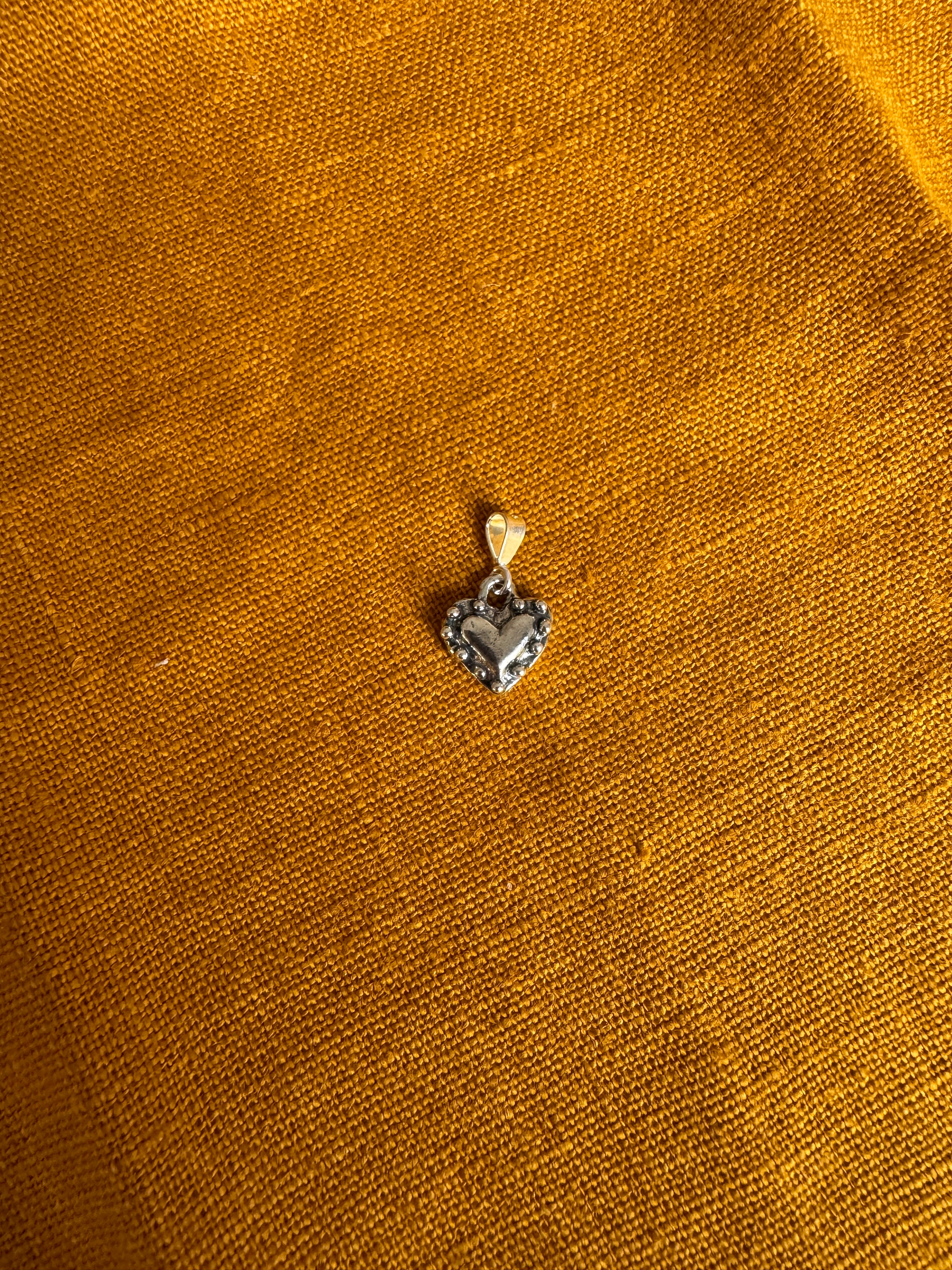 Small Sterling Silver Heart Pendant