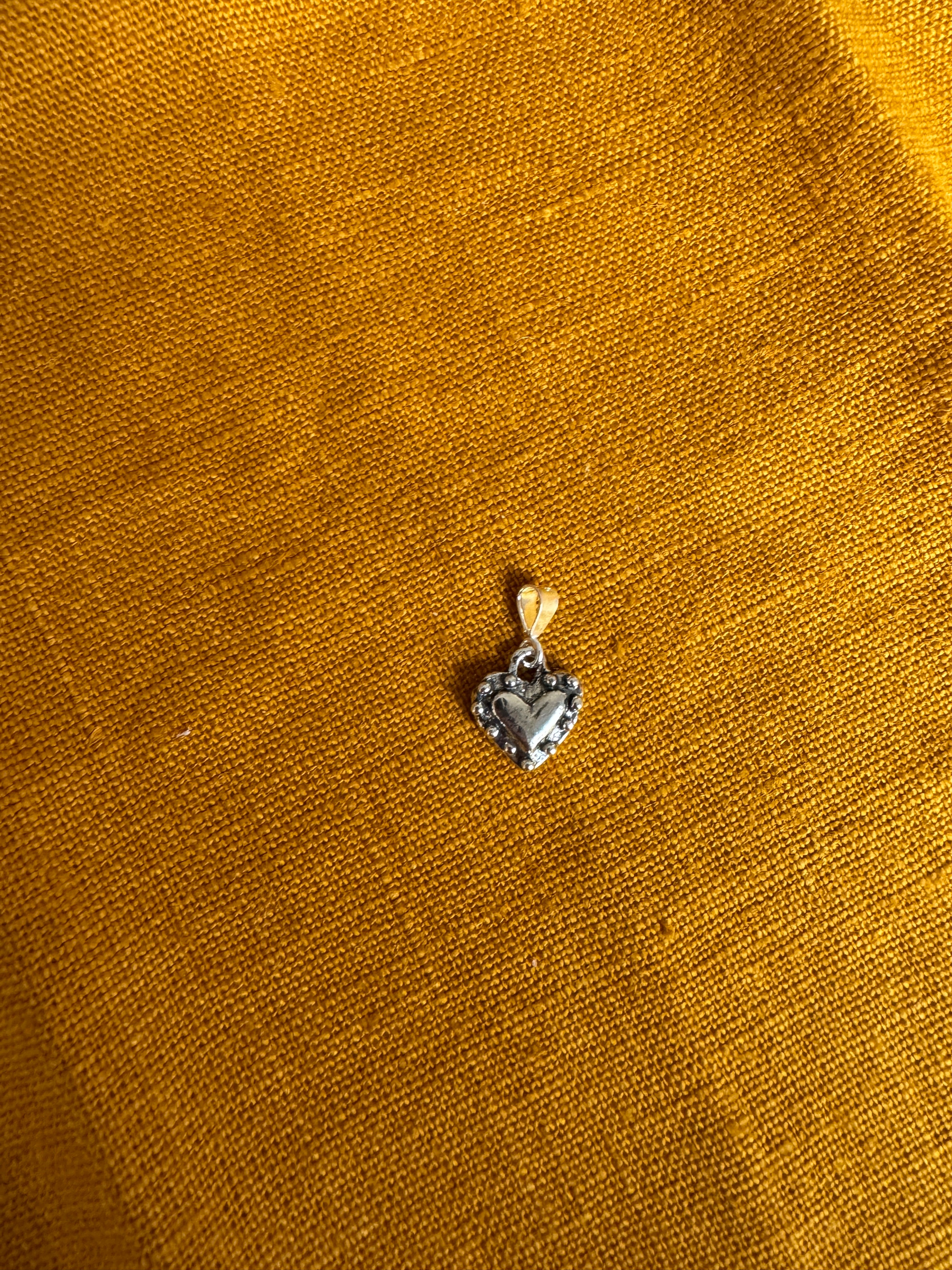 Small Sterling Silver Heart Pendant