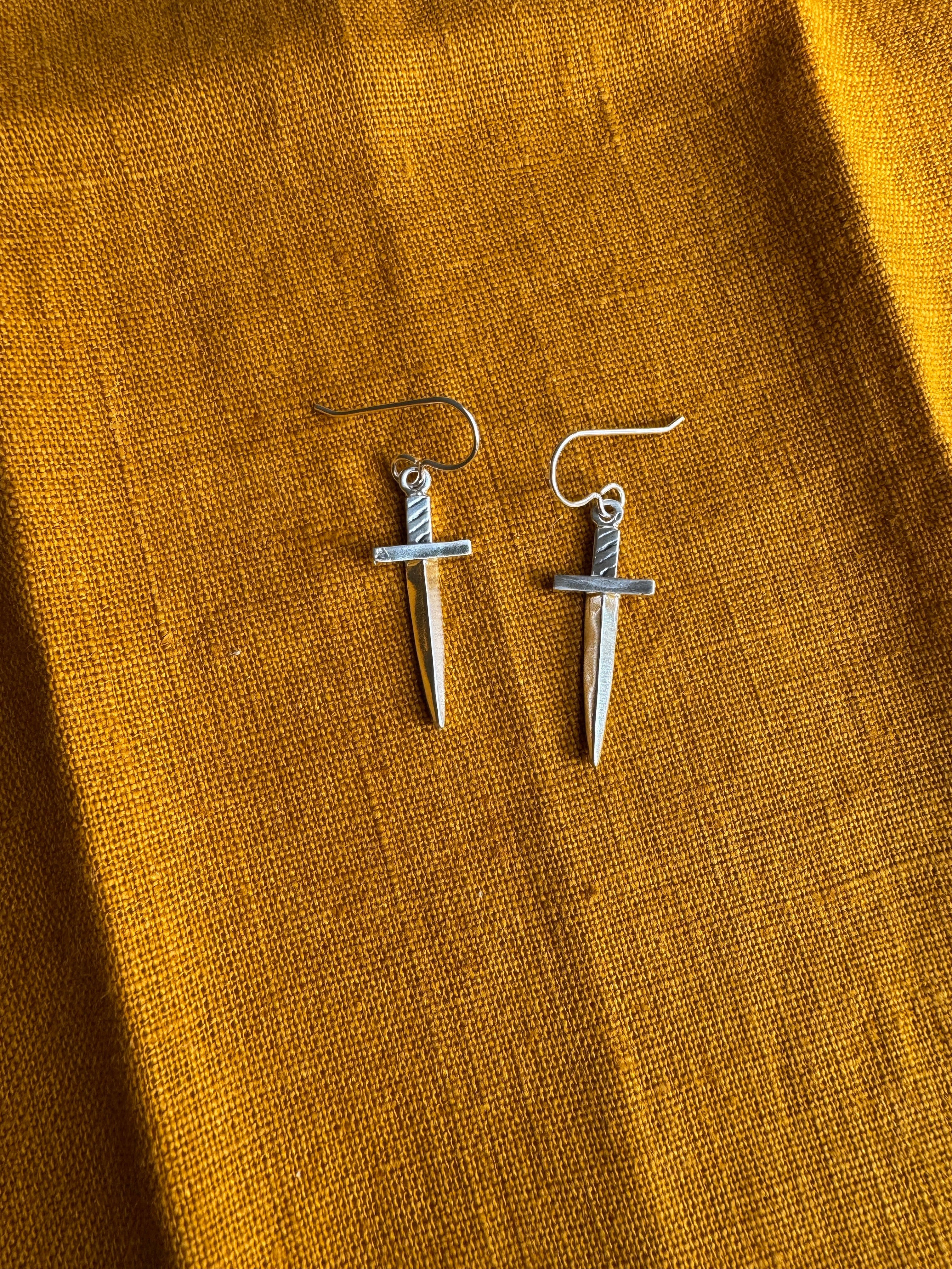 Sword Earrings