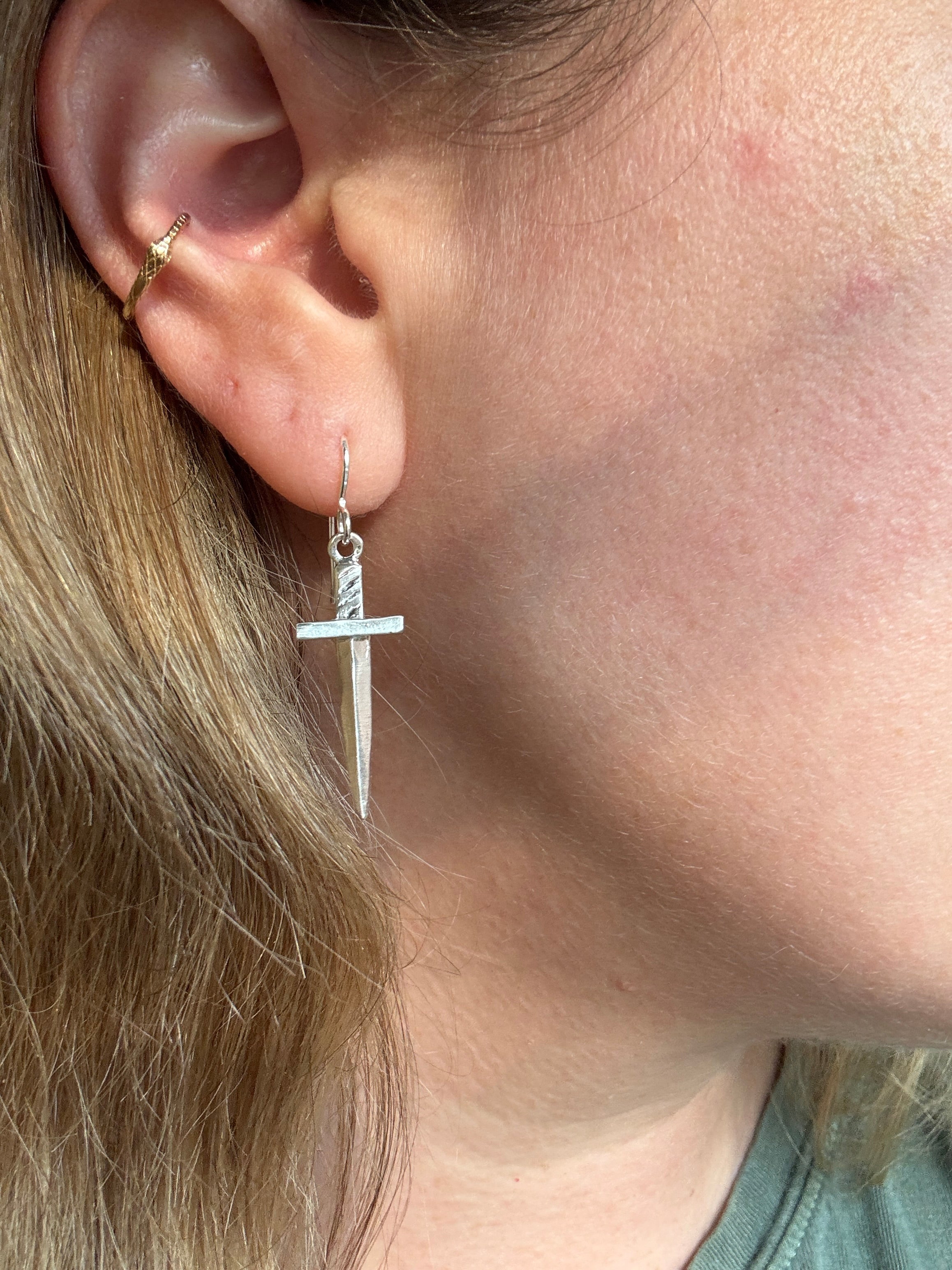 Sword Earrings