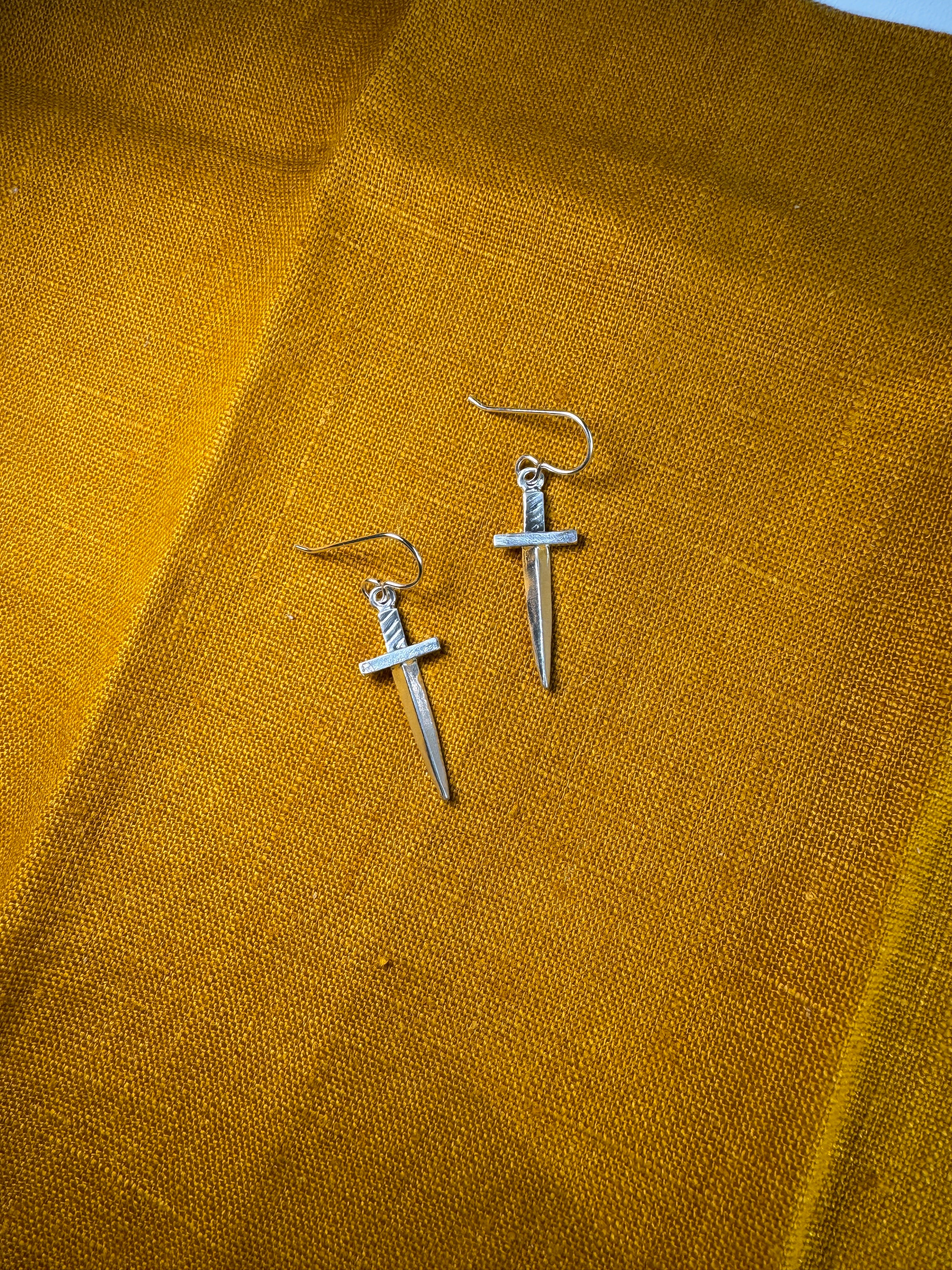 Sword Earrings
