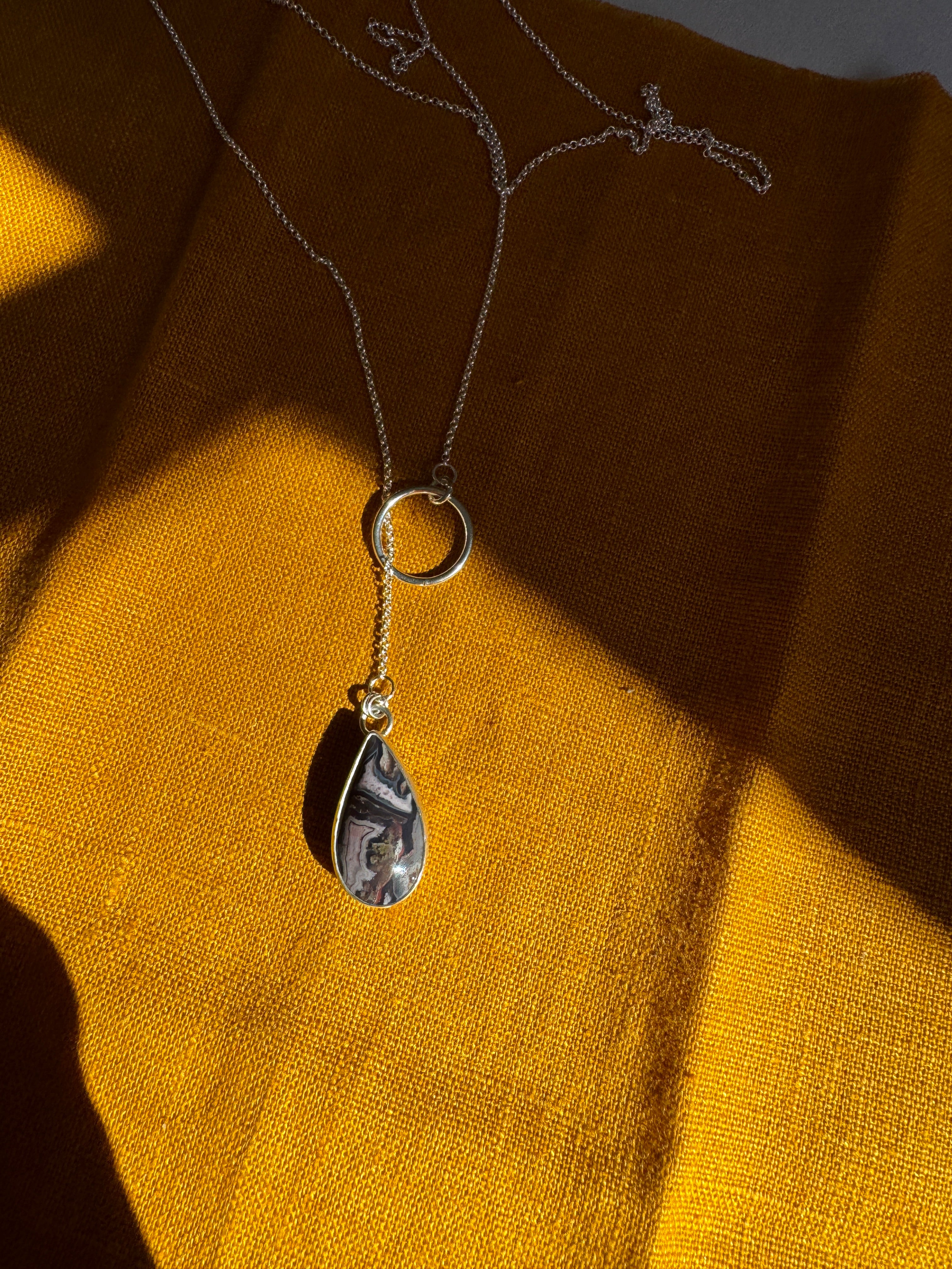 Purple Passion Agate Necklace