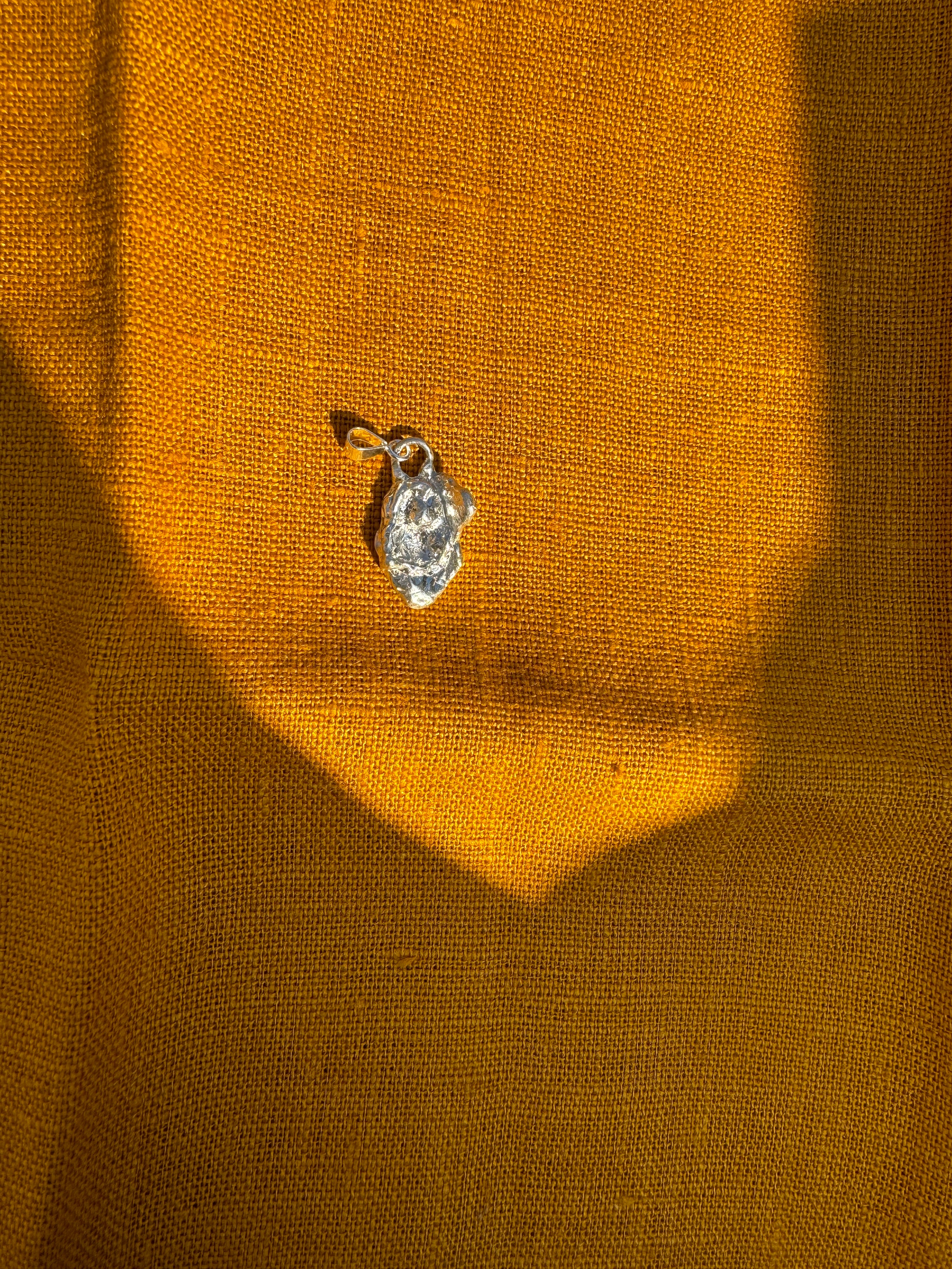 Sterling Silver Water Cast Pendant