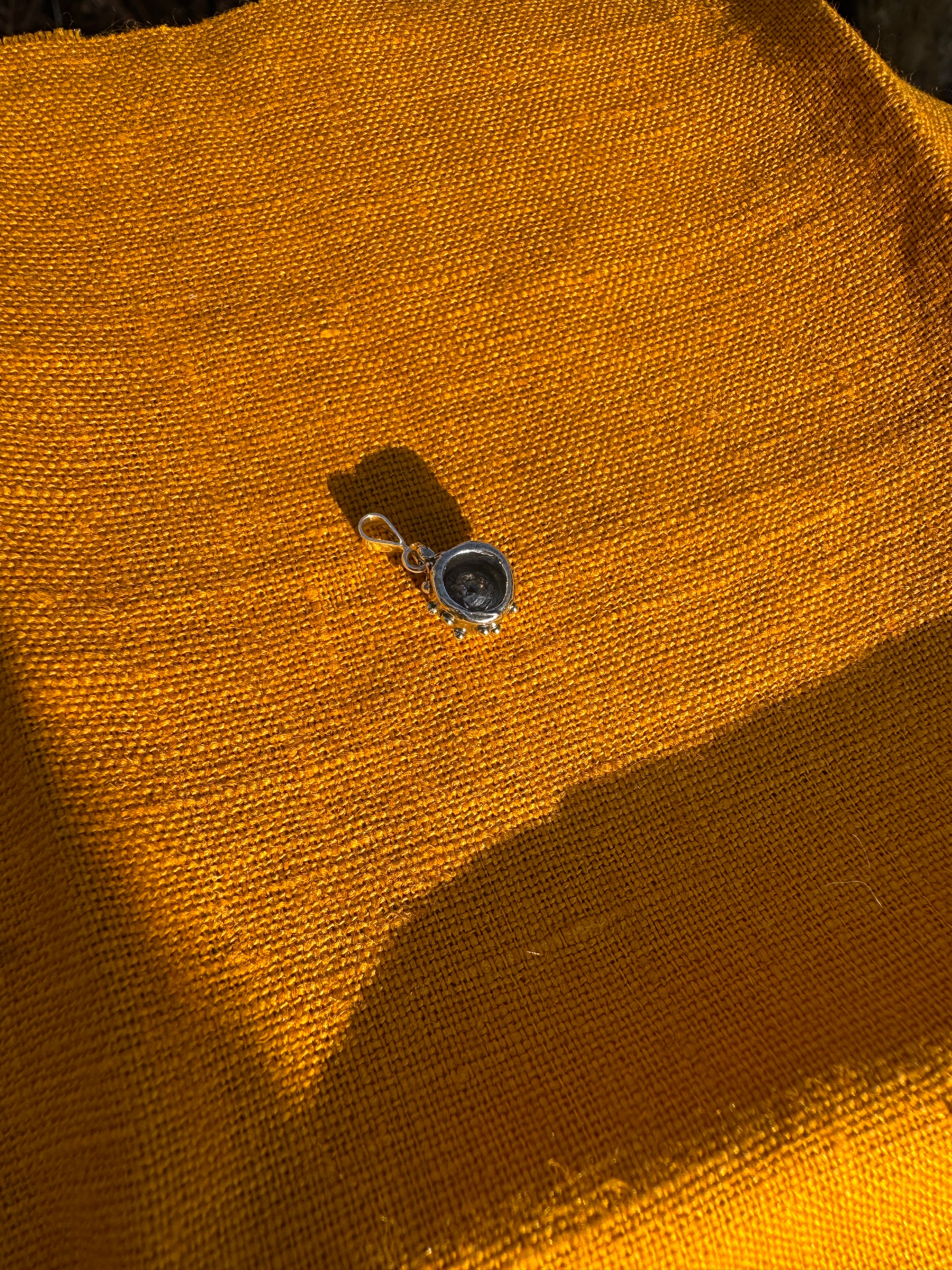 Sterling Silver Teacup Pendant