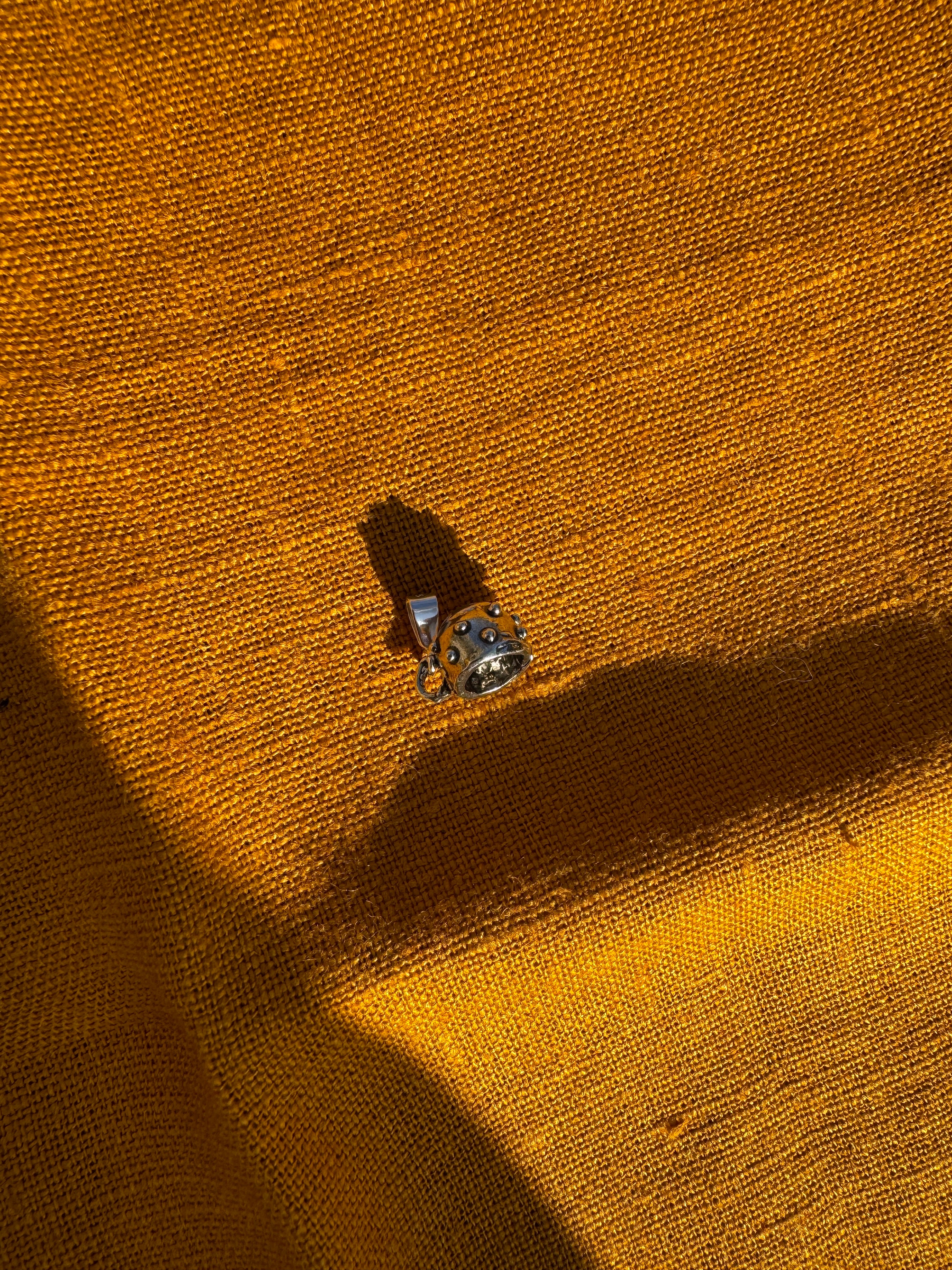 Sterling Silver Teacup Pendant