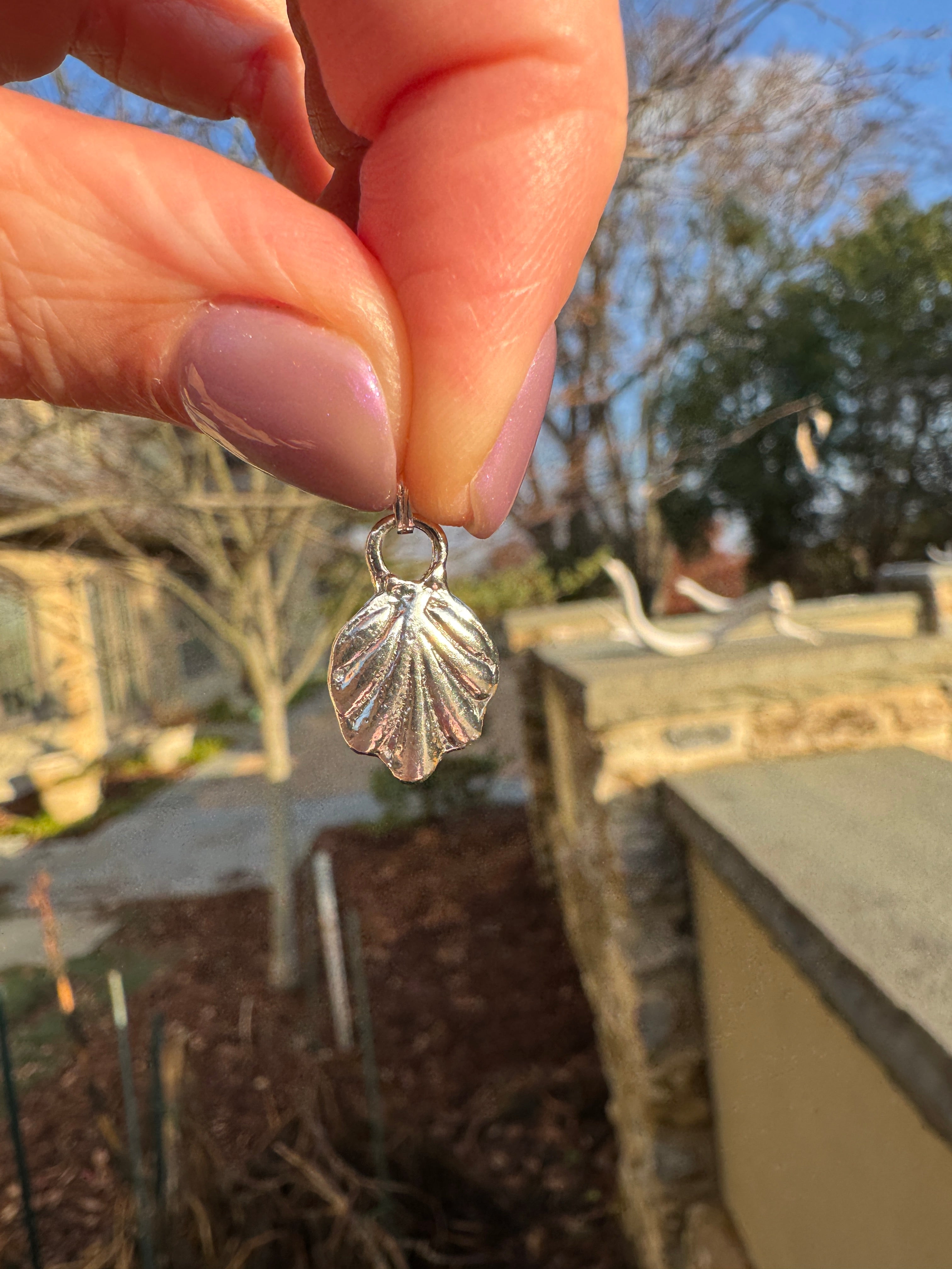 Sterling Silver Leaf Pendant