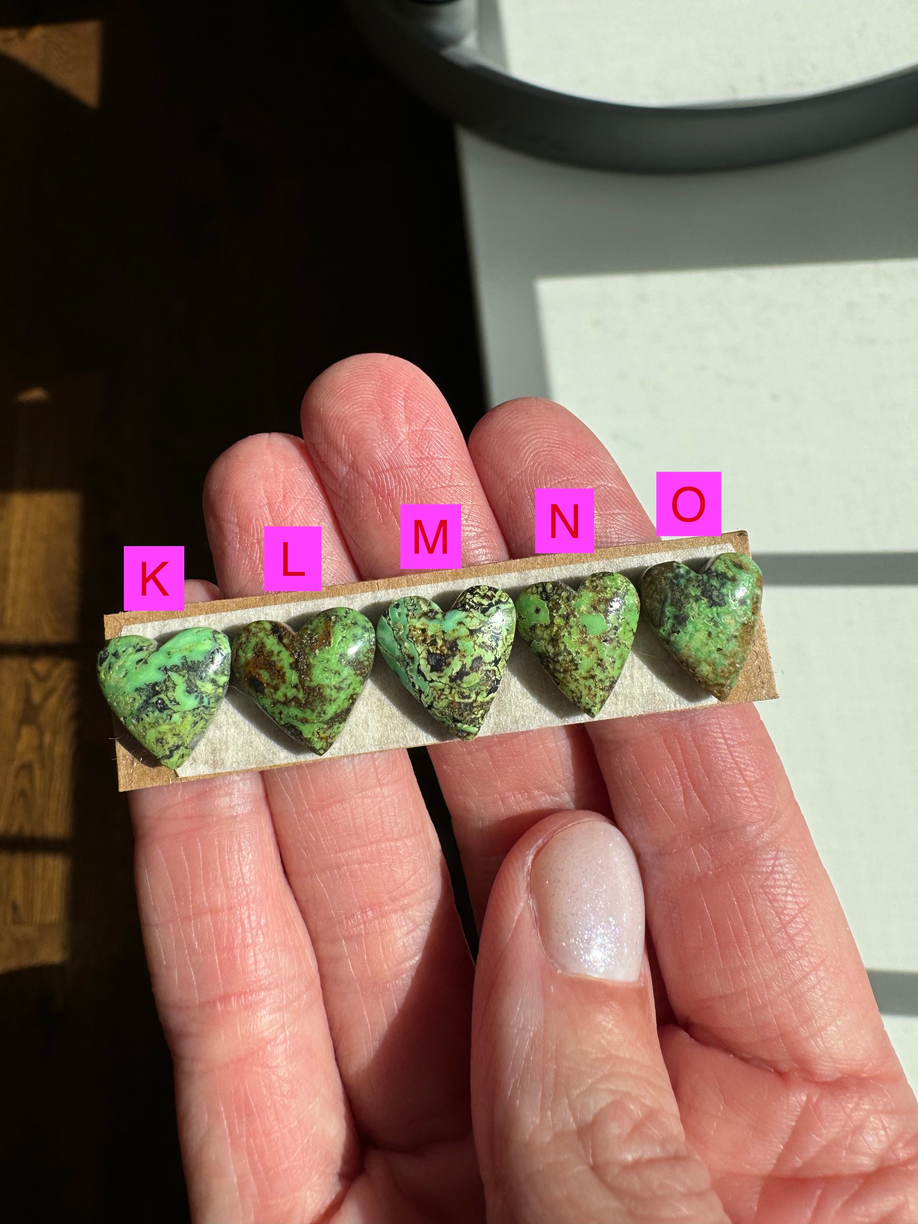 Yungai Turquoise Heart Rings (MTO)