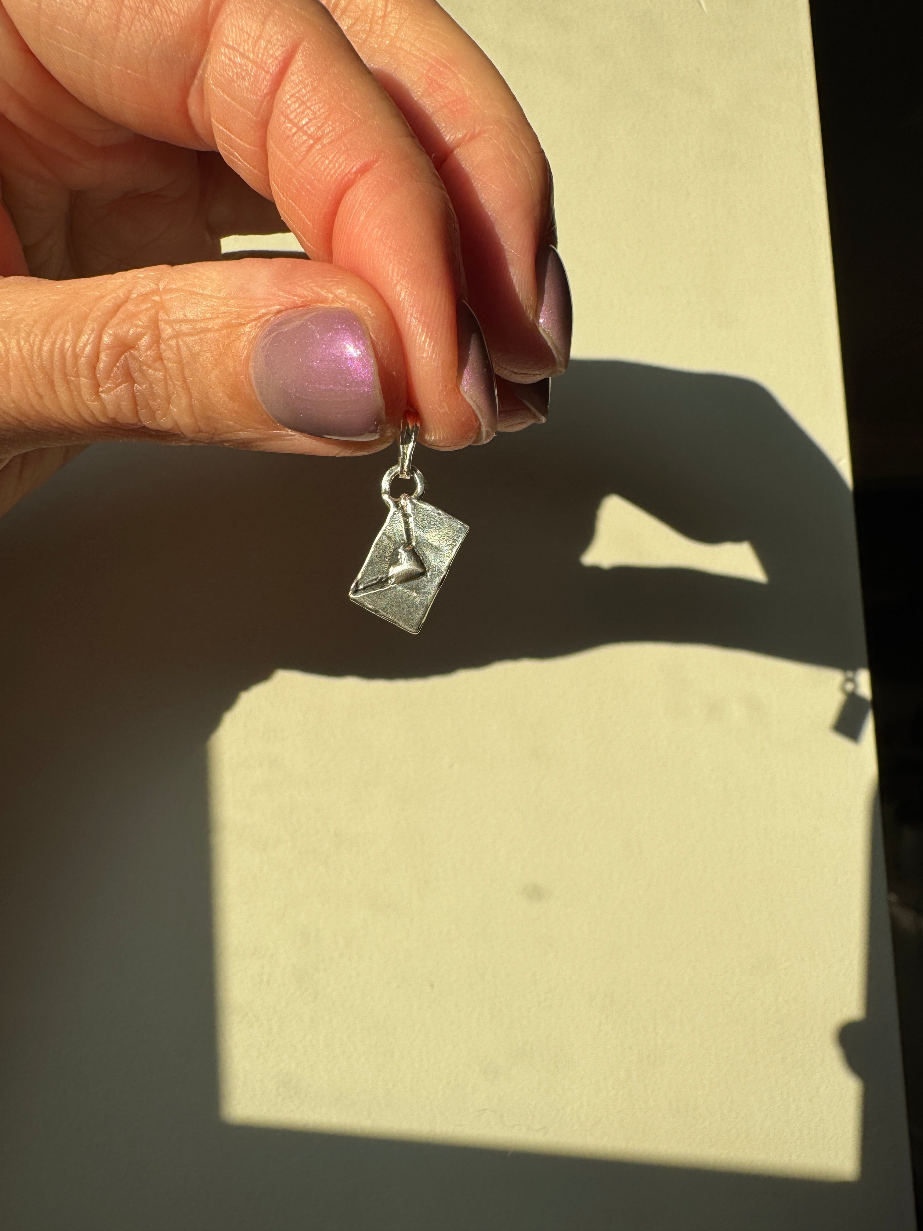 Sterling Silver Love Letter Pendant