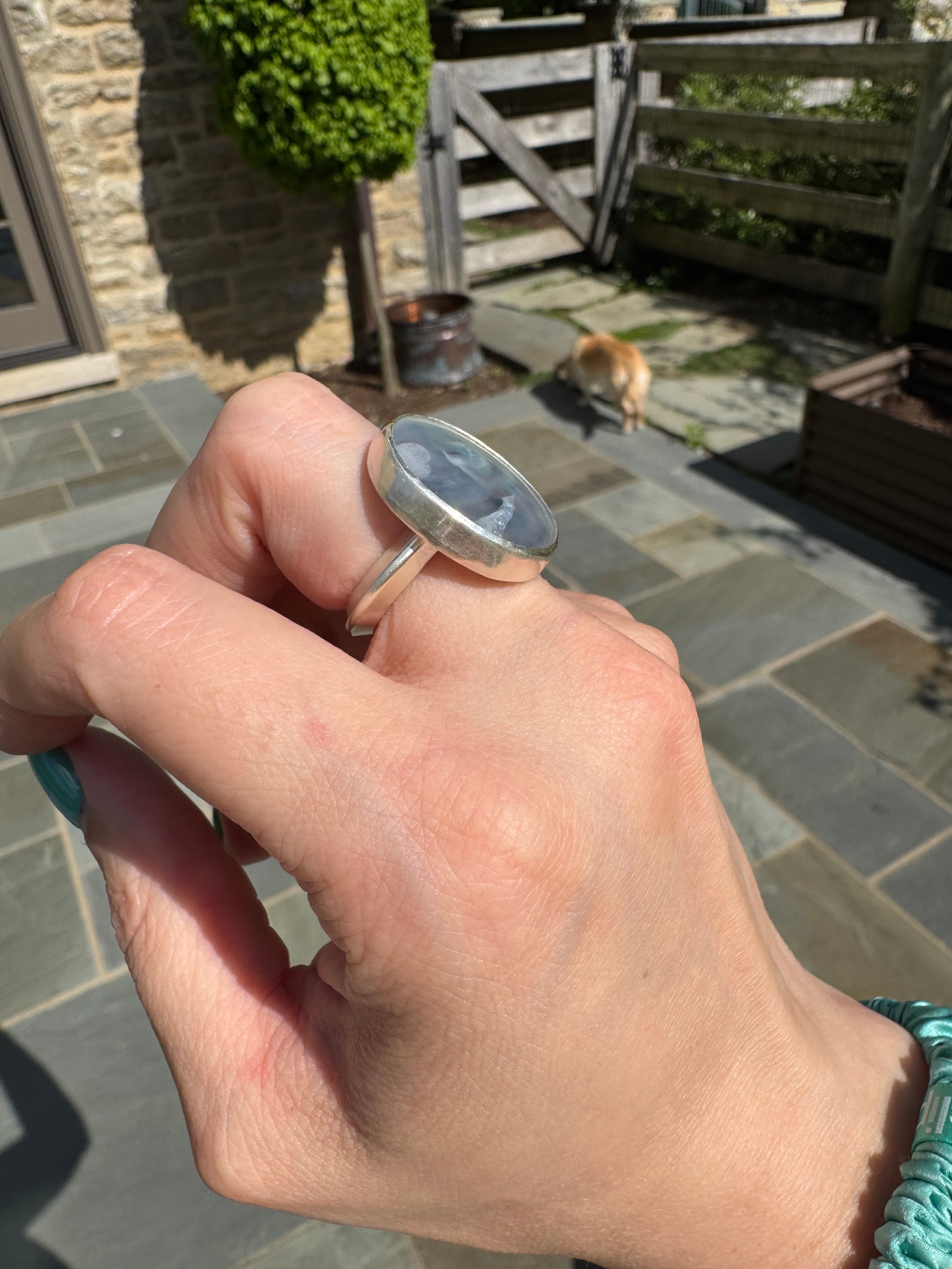 Ochoco Tube with New Zealand Abalone (Size 6-6.25)