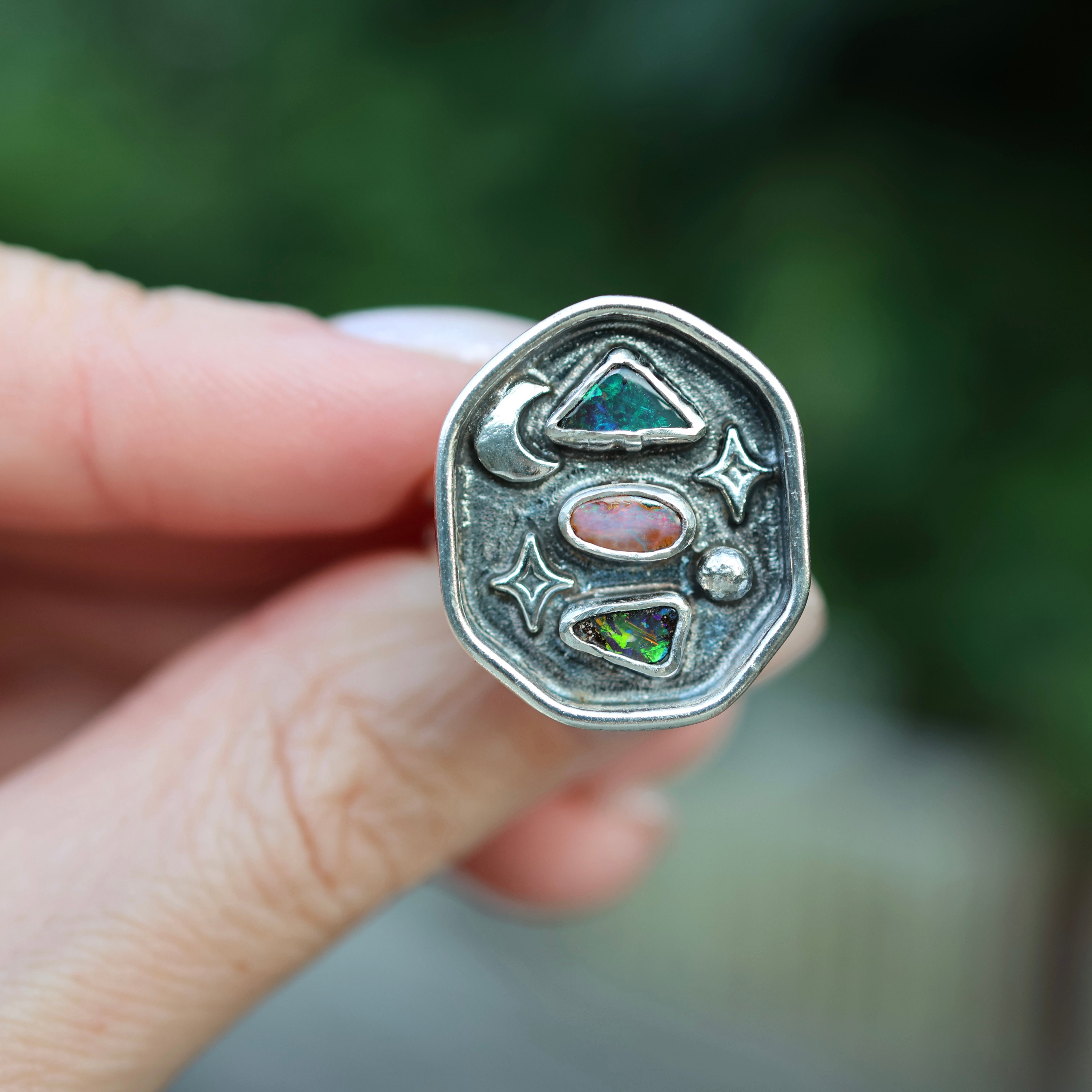 Celestial Opal Ring (Size 8.25/8.5)