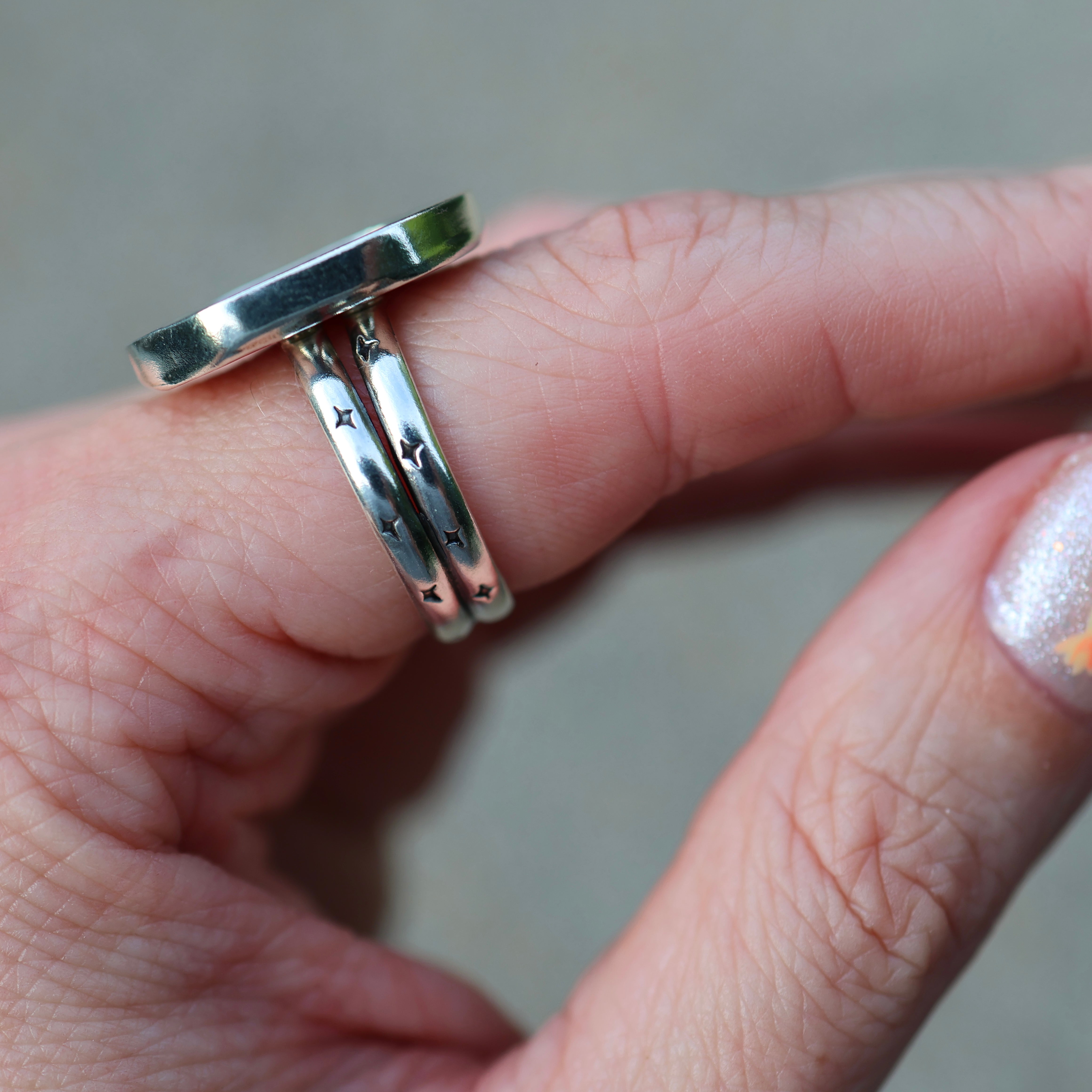 Celestial Opal Ring (Size 8.25/8.5)