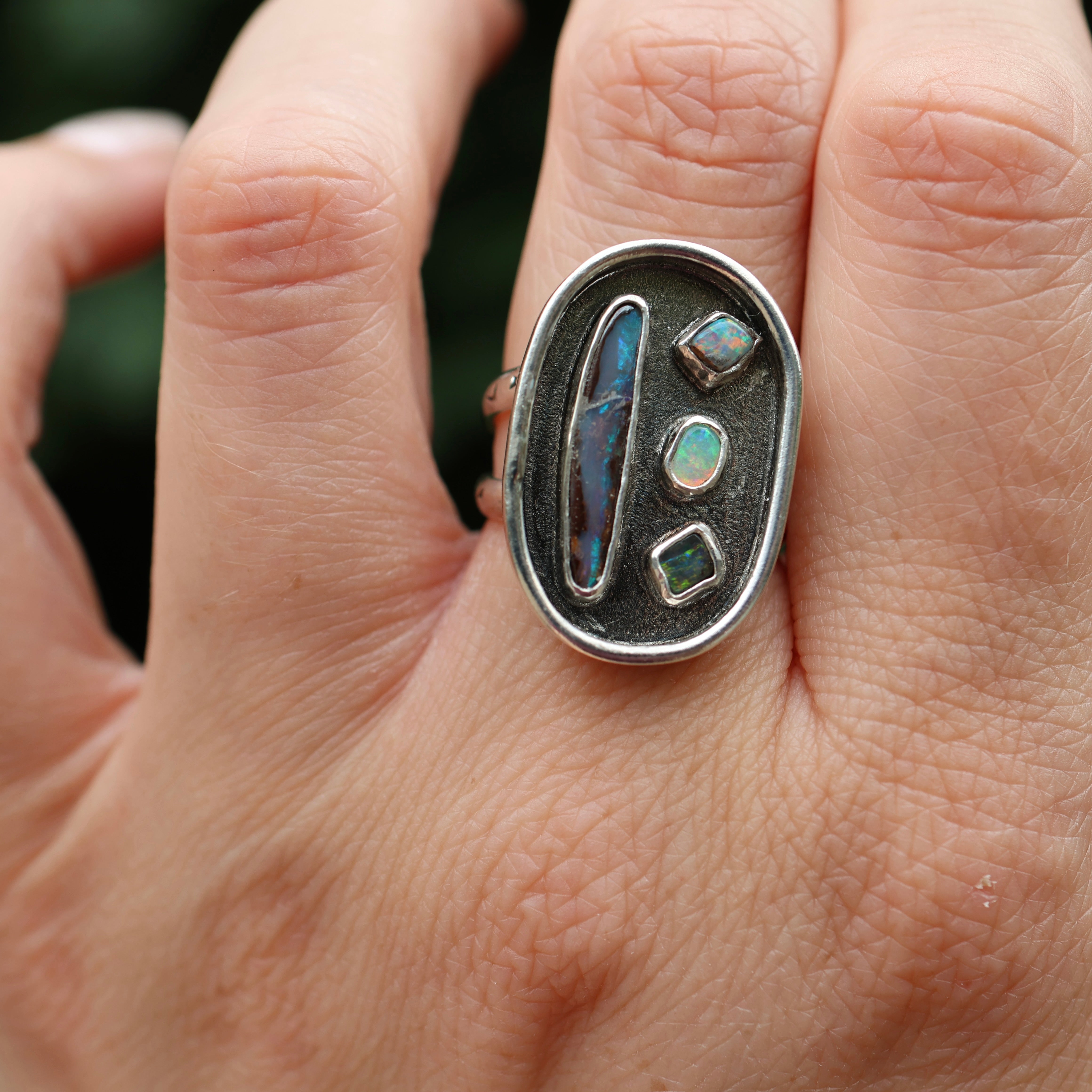 Celestial Opal Ring (Size 7)