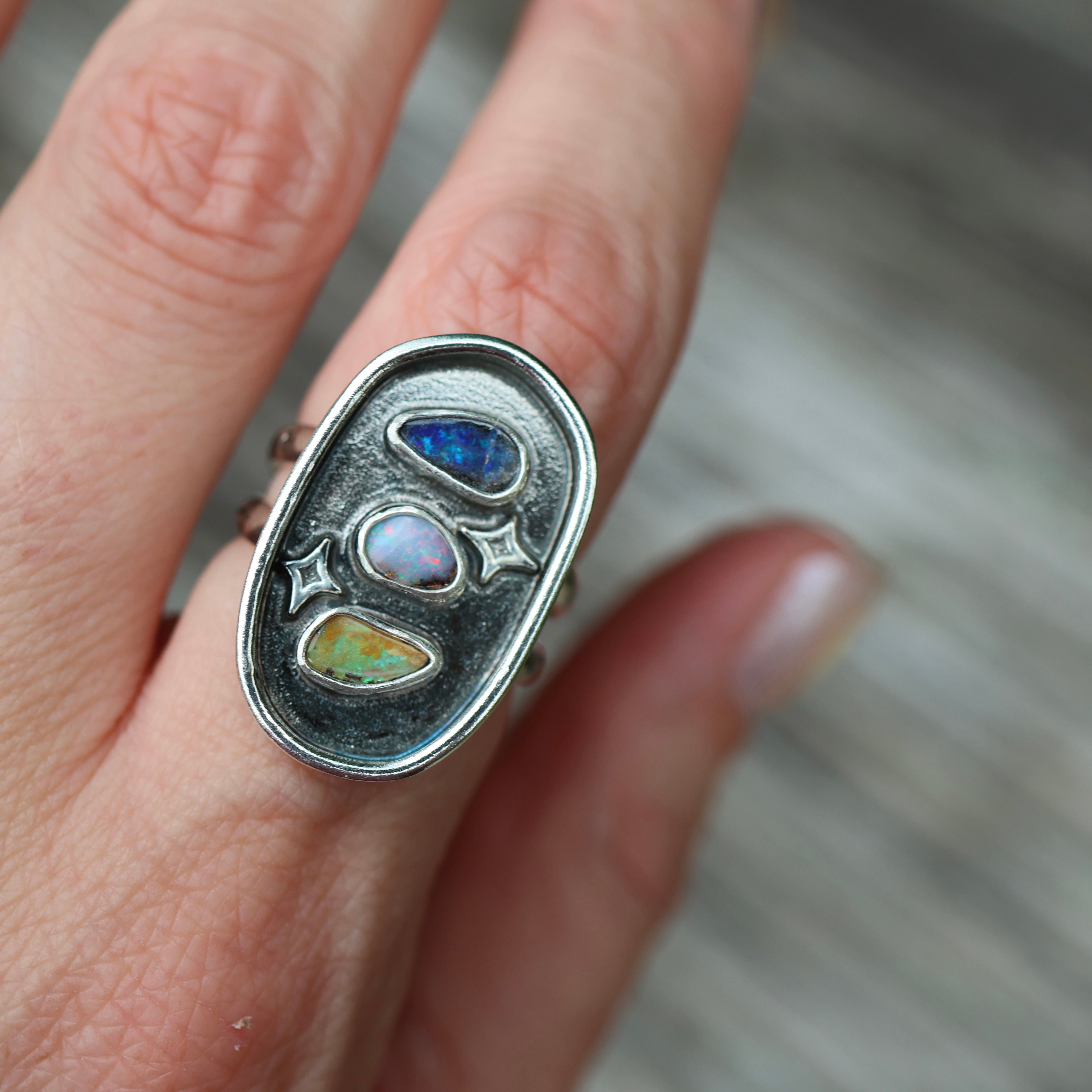 Celestial Opal Ring (Size 7.75)