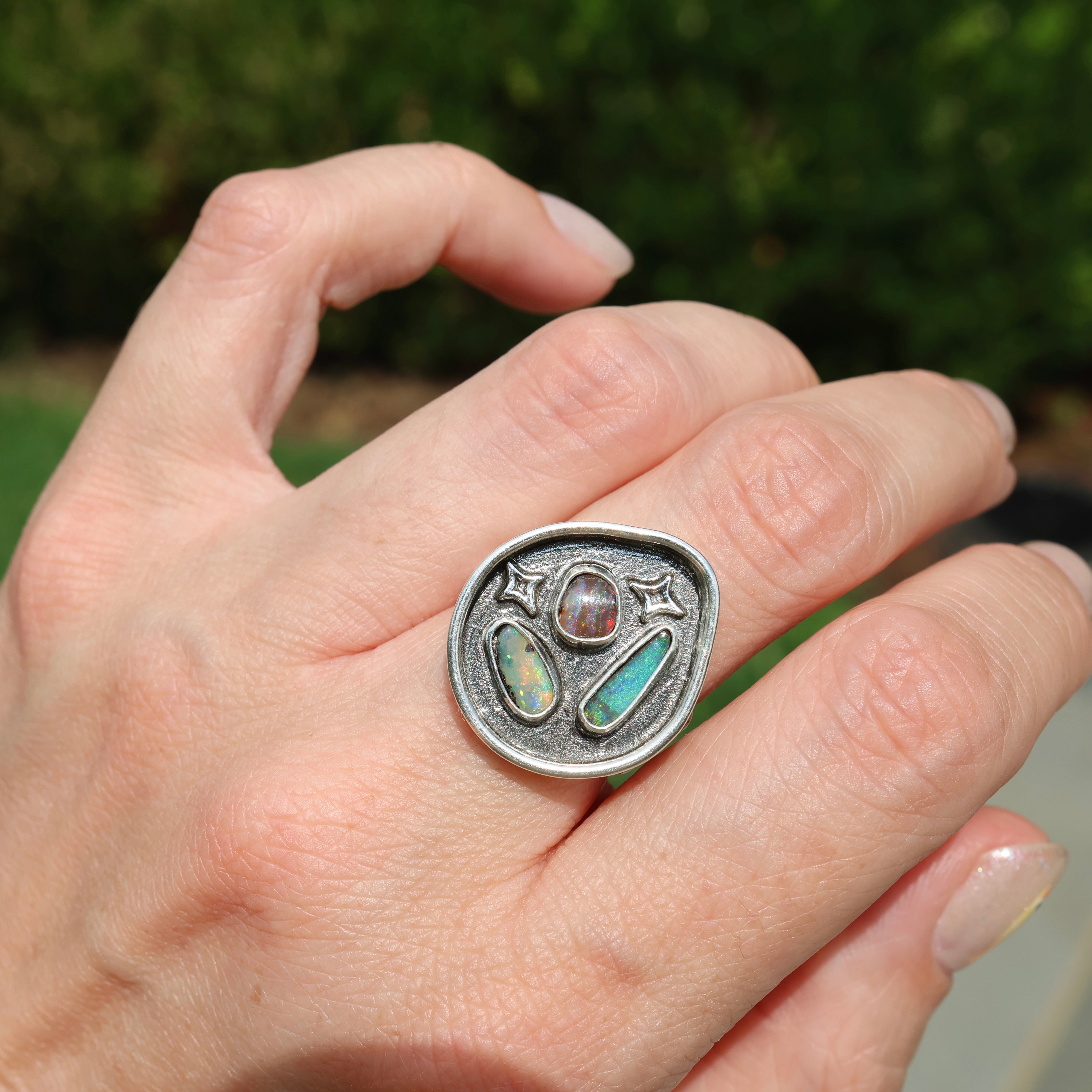 Celestial Opal Ring (Size 7.5)
