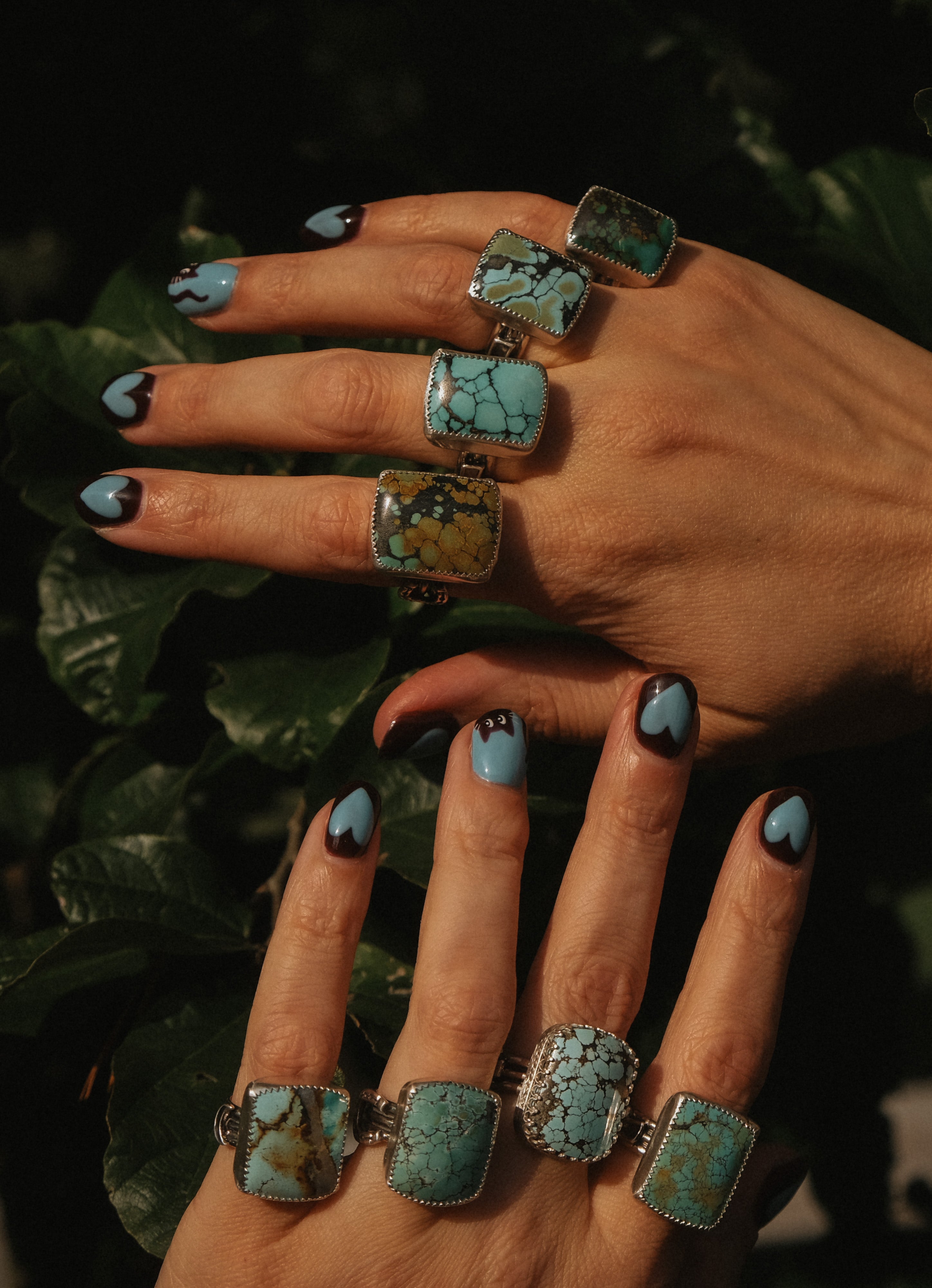 MTO Turquoise Barrel Rings- Pick your Own Stone