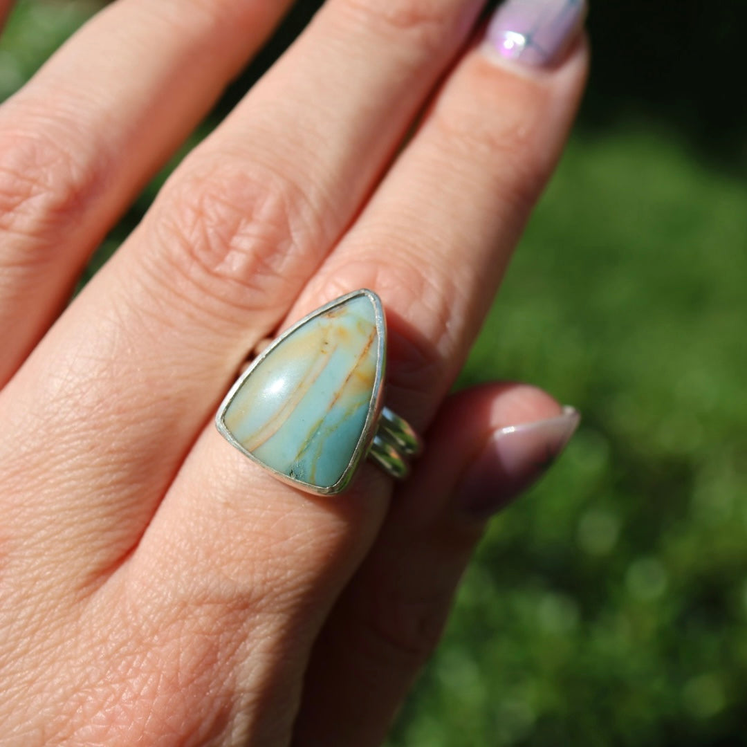 Skaggs Jasper Ring (Size 7.5)