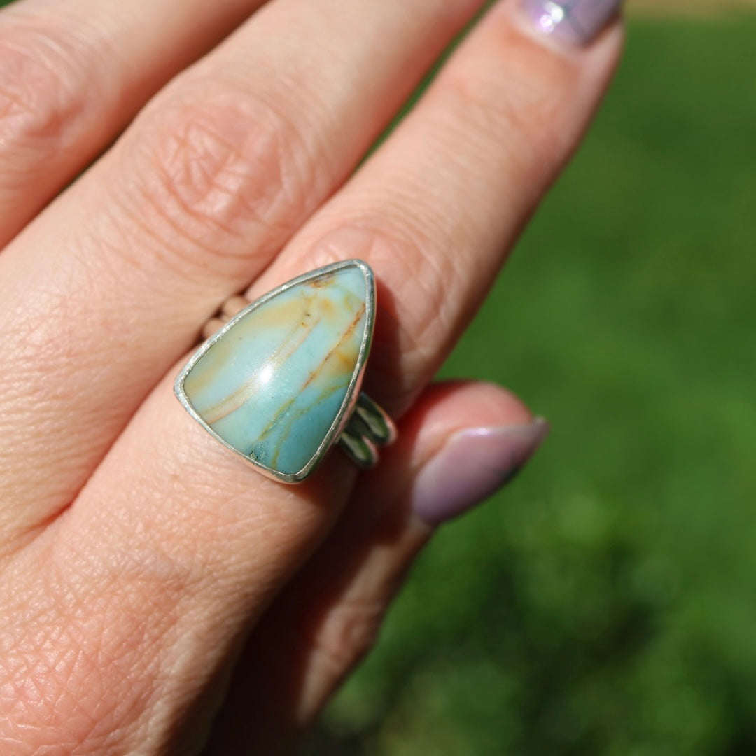 Skaggs Jasper Ring (Size 7.5)