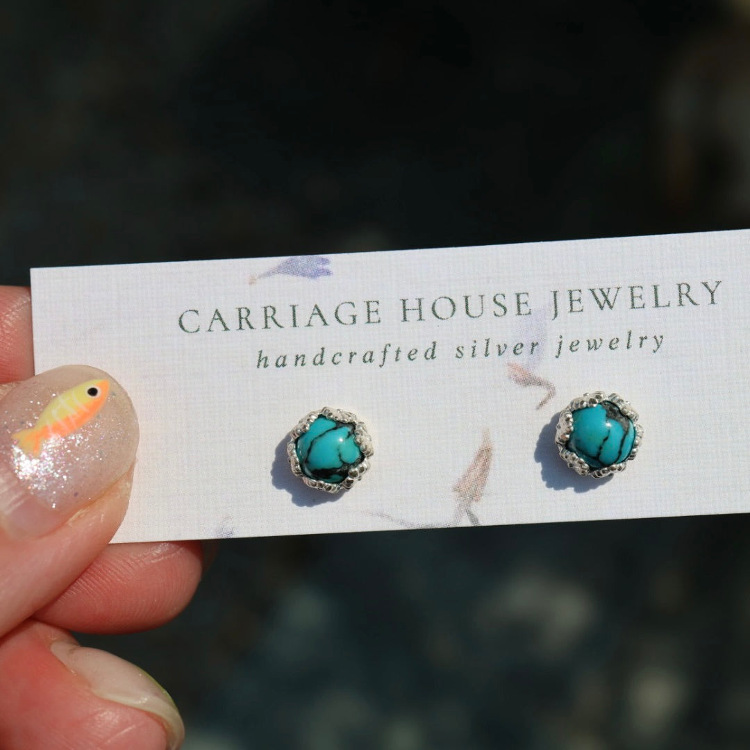 Turquoise Stud Earrings