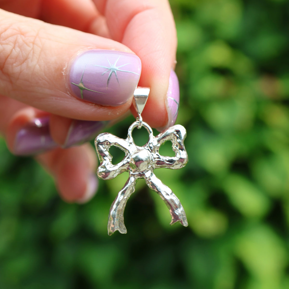Sterling Silver Bow Charm