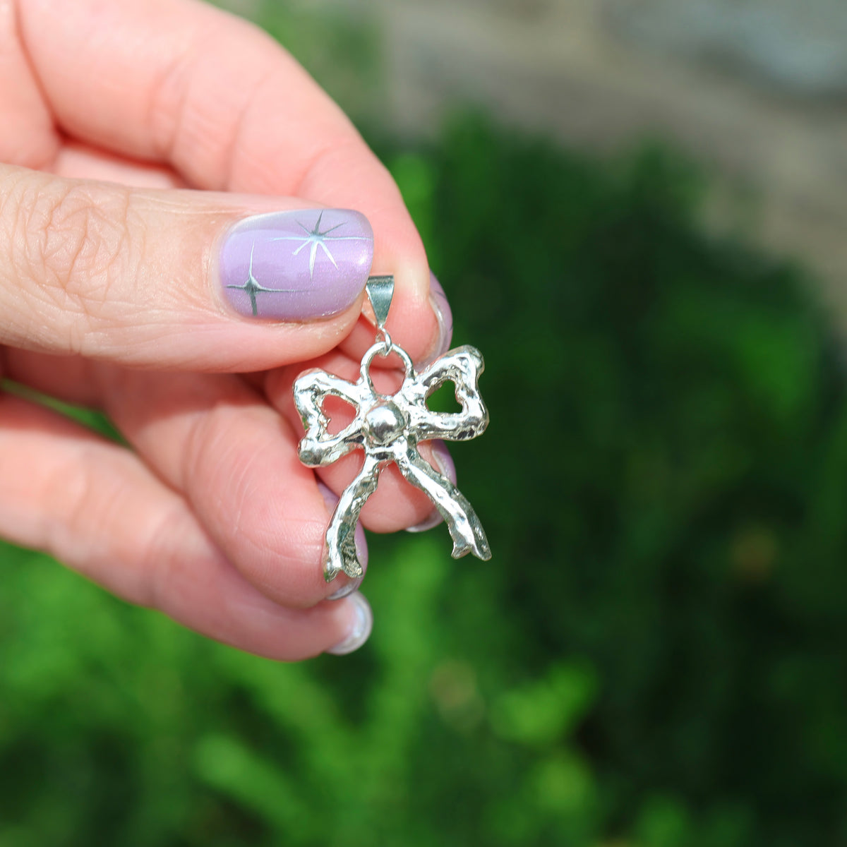 Sterling Silver Bow Charm