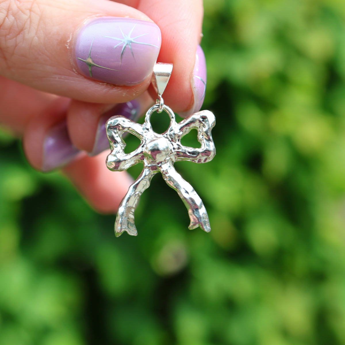 Sterling Silver Bow Charm