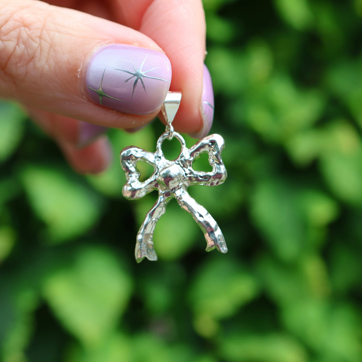 Sterling Silver Bow Charm