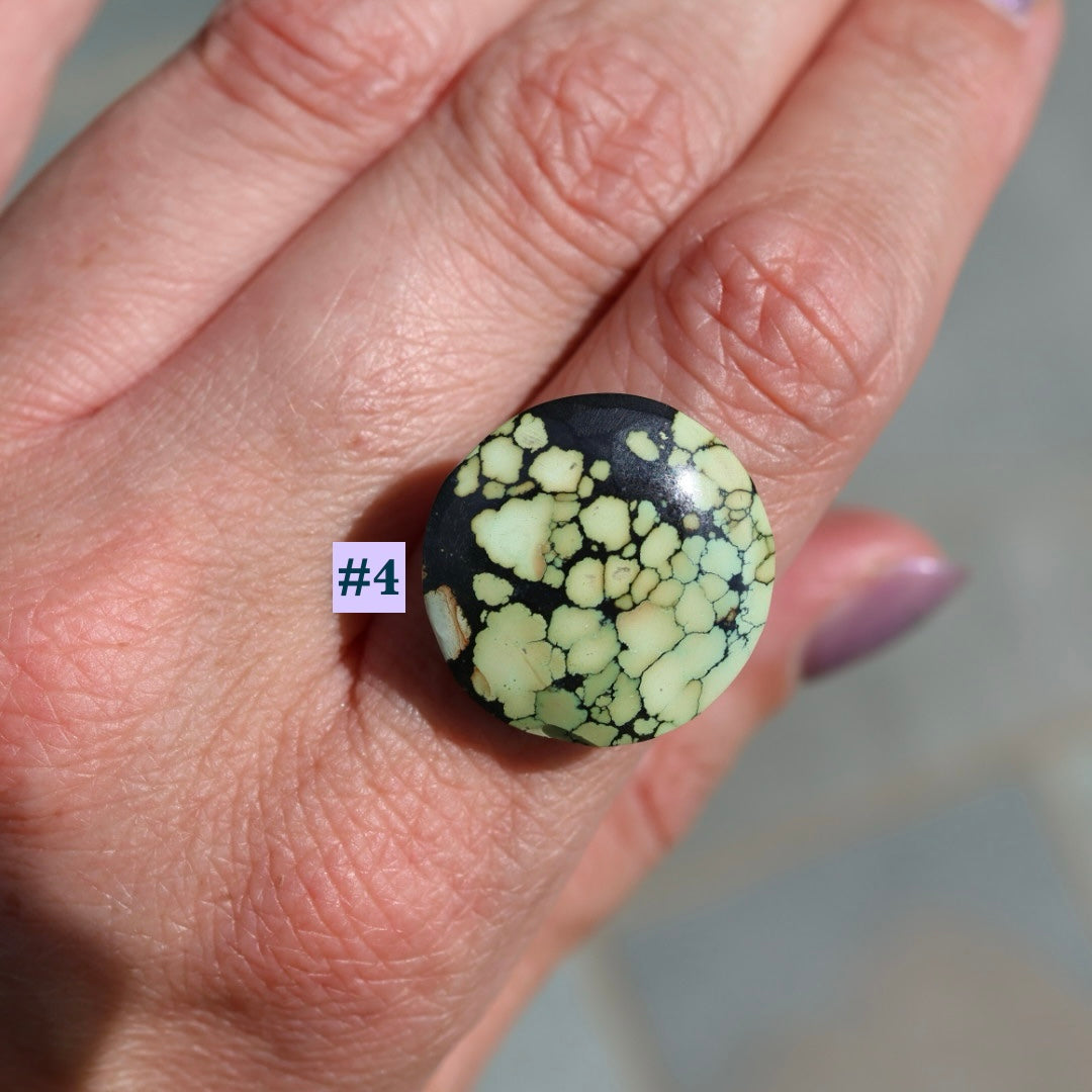 MTO Turquoise Banded Ring | Pick your Own Stone | Semi-Custom