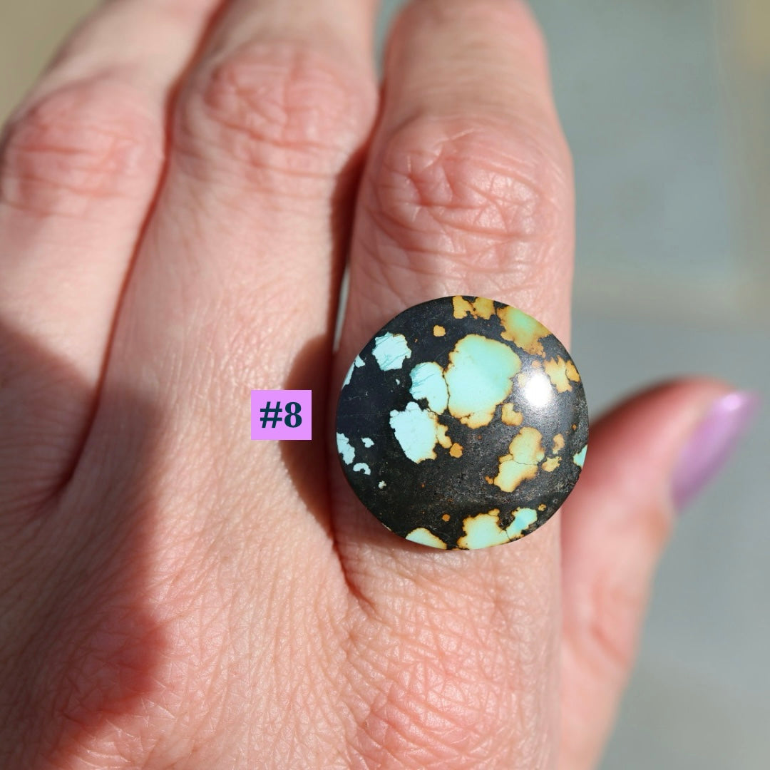 MTO Turquoise Banded Ring | Pick your Own Stone | Semi-Custom