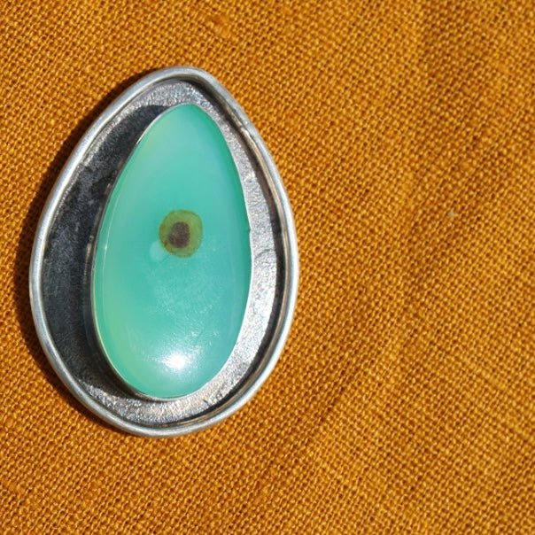 Teardrop Fischer Stone Ring (made in your size)